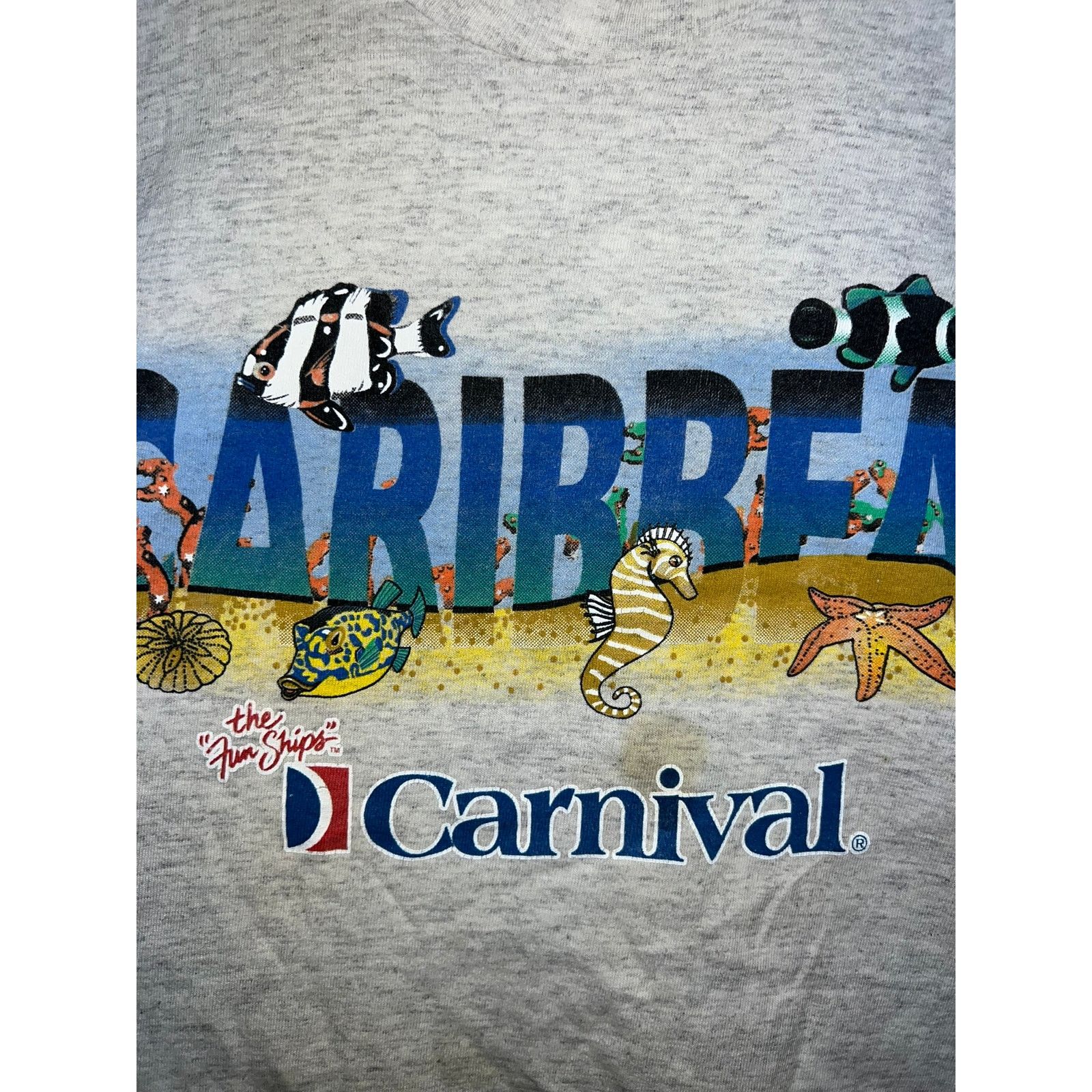 Vintage Vintage Caribbean Shirt Carnival Fun Ship Graphic Tee 90s L Size US L / EU 52-54 / 3 - 4 Thumbnail