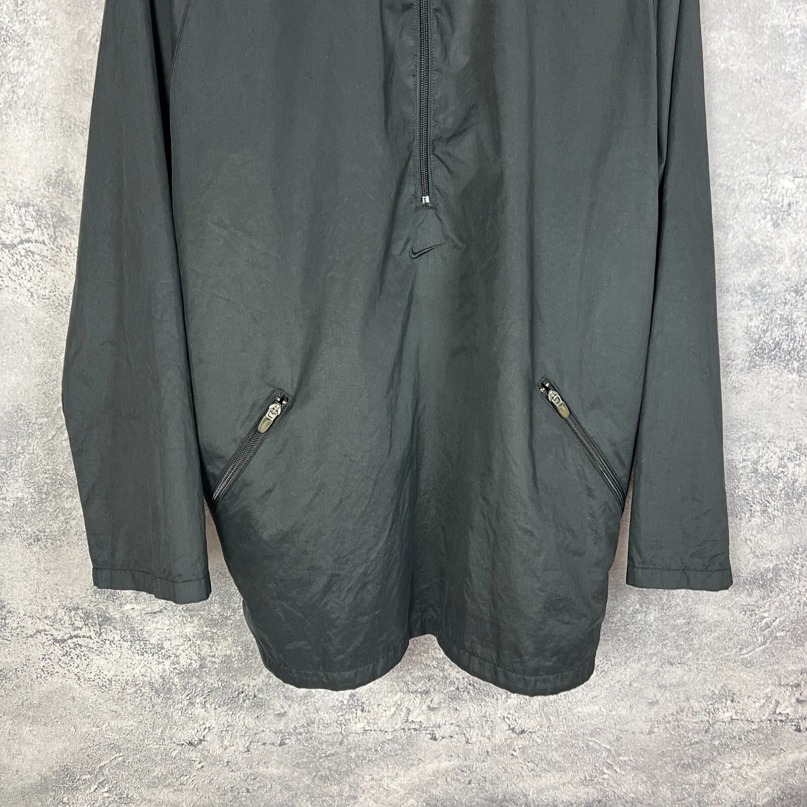 Nike Nike Vintage 1/3 Zip Jacket Men's Size XL Black ` Size US XL / EU 56 / 4 - 3 Thumbnail