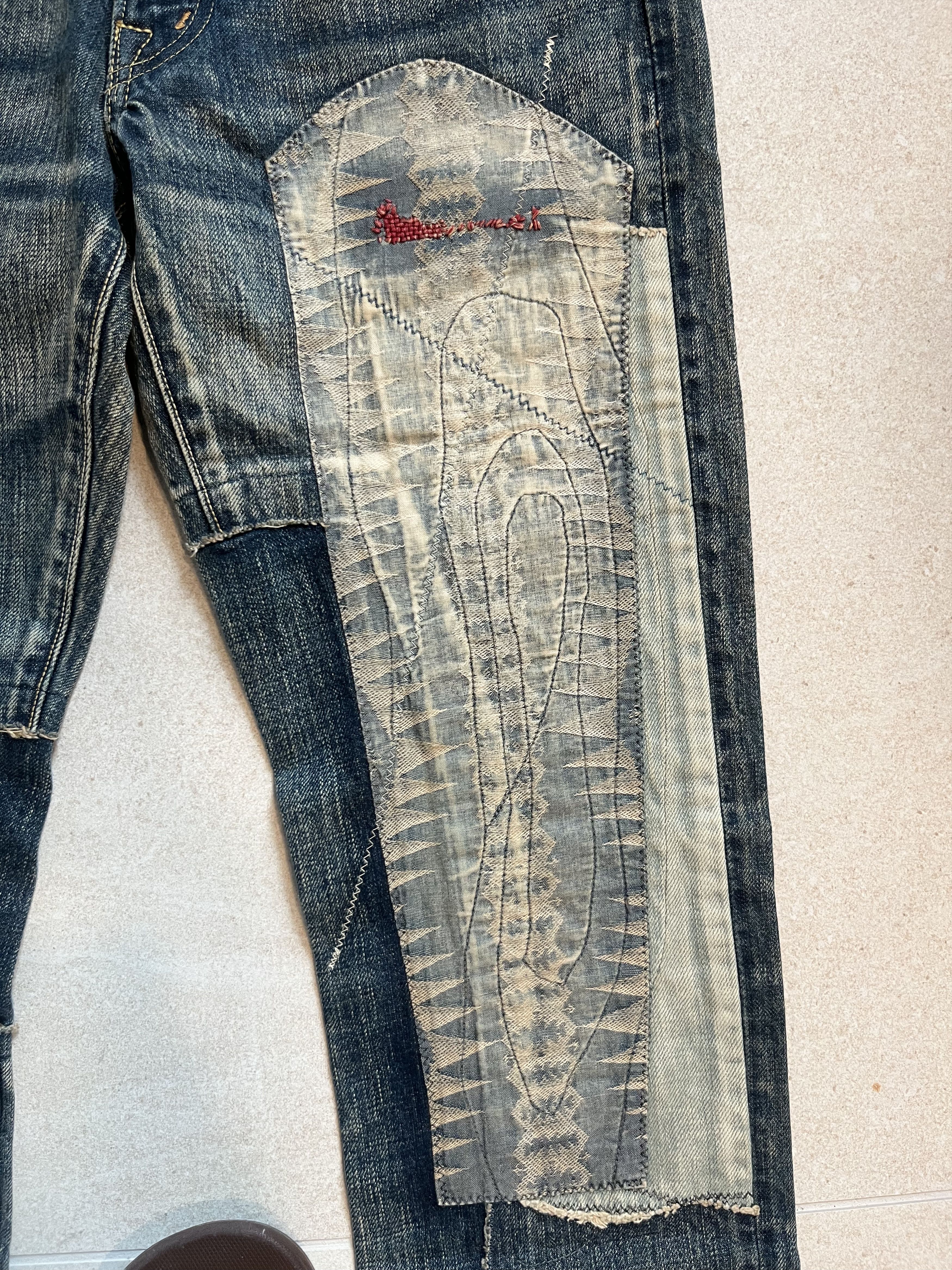 Kapital Kapital Embroidered Distressed Denim Size US 30 / EU 46 - 3 Thumbnail