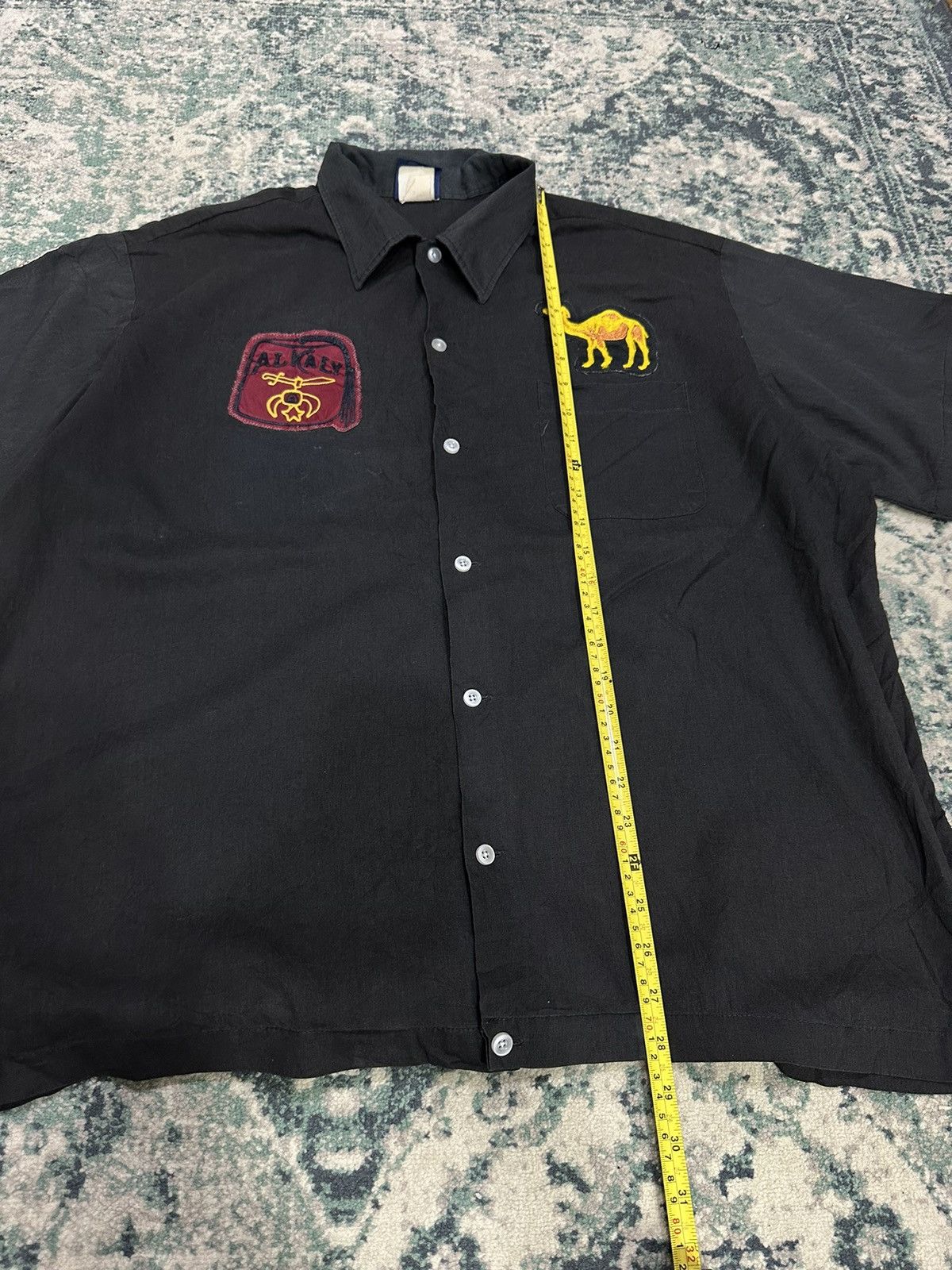 Vintage Vintage 70s Bowling Shirt Dave Alkaly Bowlers (Boxy Cut) Size US XXL / EU 58 / 5 - 10 Thumbnail