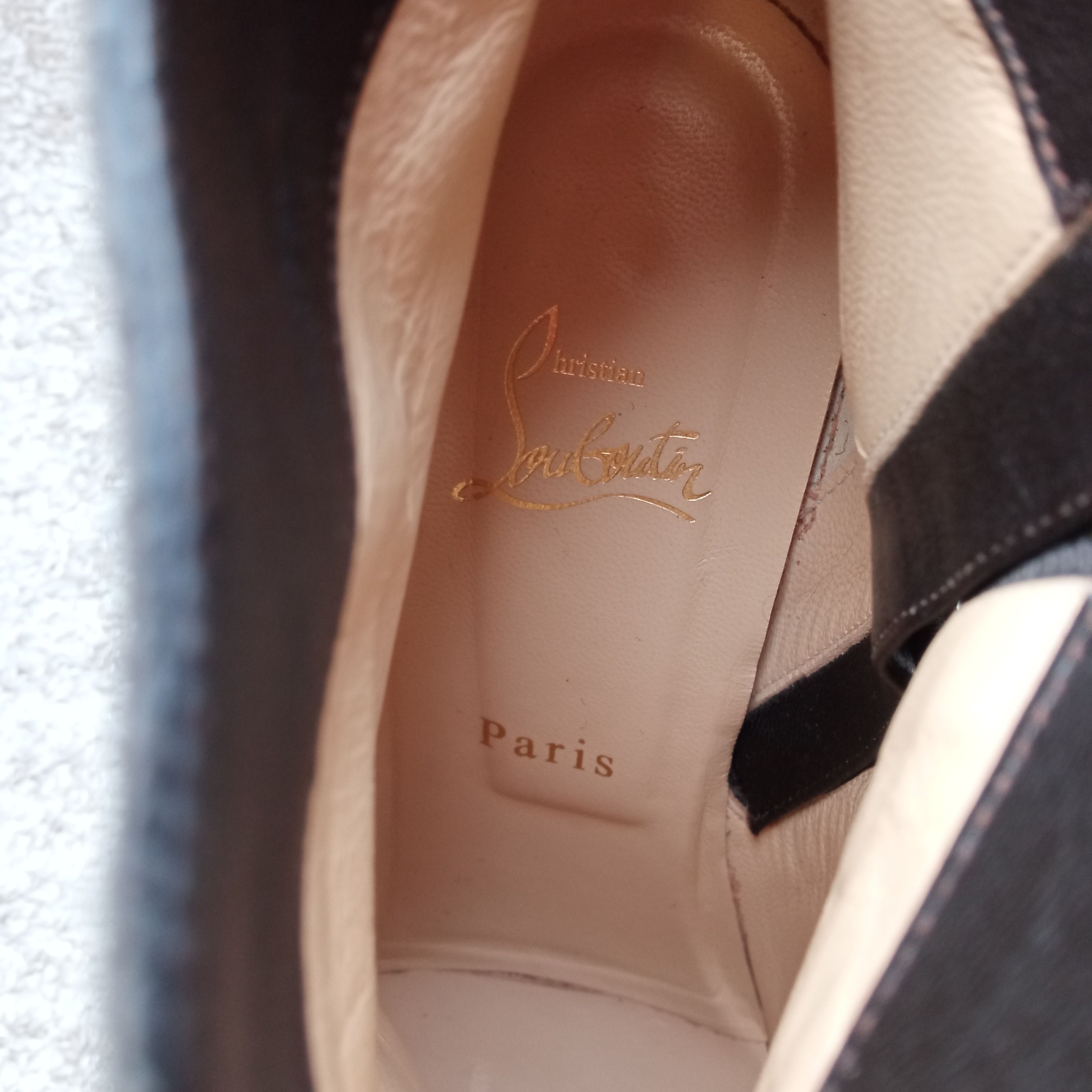 Christian Louboutin Auth Christian Louboutin Brownish Gray Suede Leather Booties Size US 9.5 / IT 39.5 - 10 Thumbnail