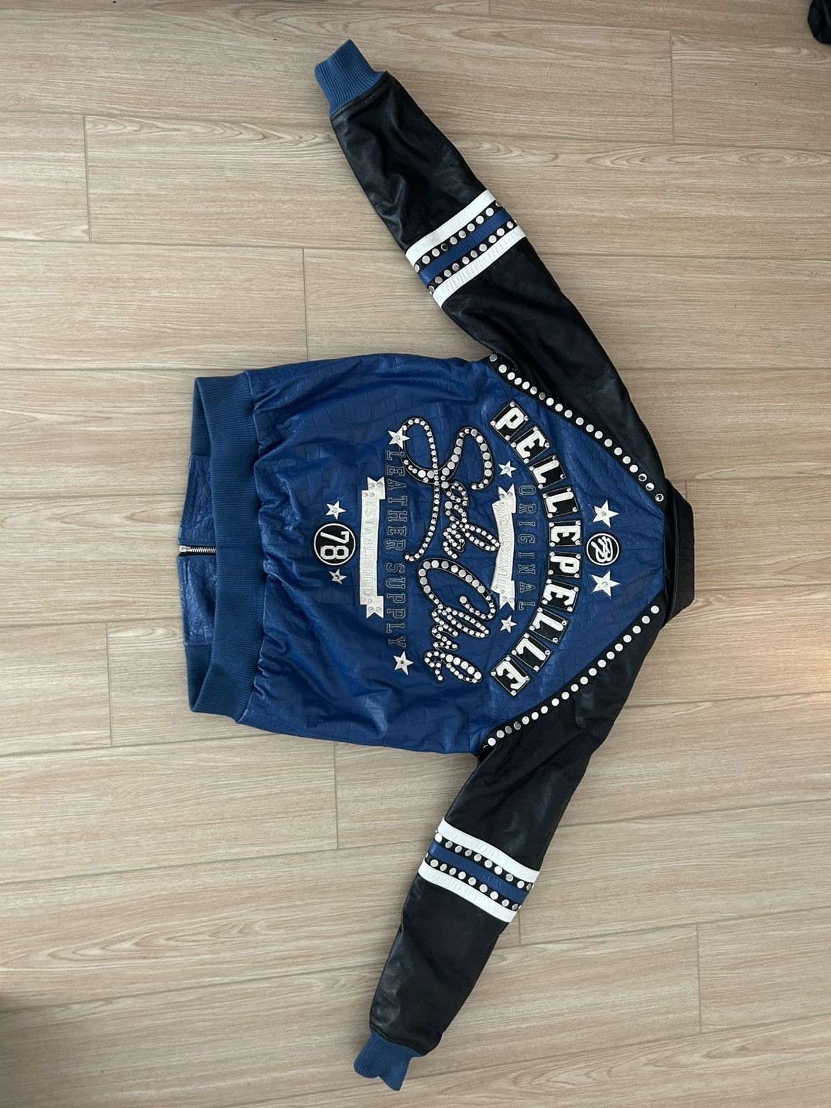 Pelle Pelle Pelle Pelle Blue Soda Club Leather Jacket Size US L / EU 52-54 / 3 - 4 Thumbnail