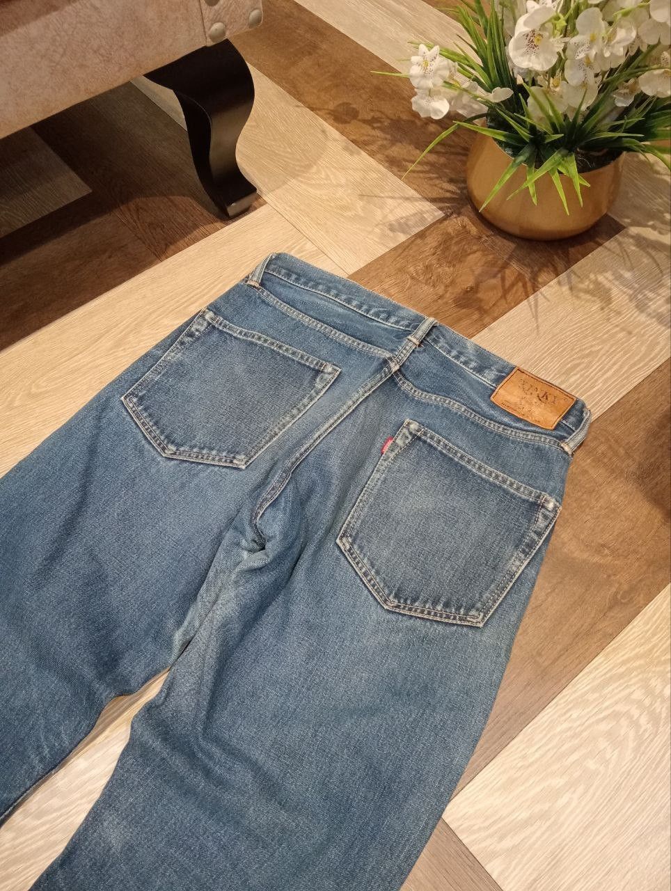 Hysteric Glamour VINTAGE HYSTERIC GLAMOUR KINKY BLUE DENIM SELVEDGE PANTS Size US 32 / EU 48 - 12 Thumbnail