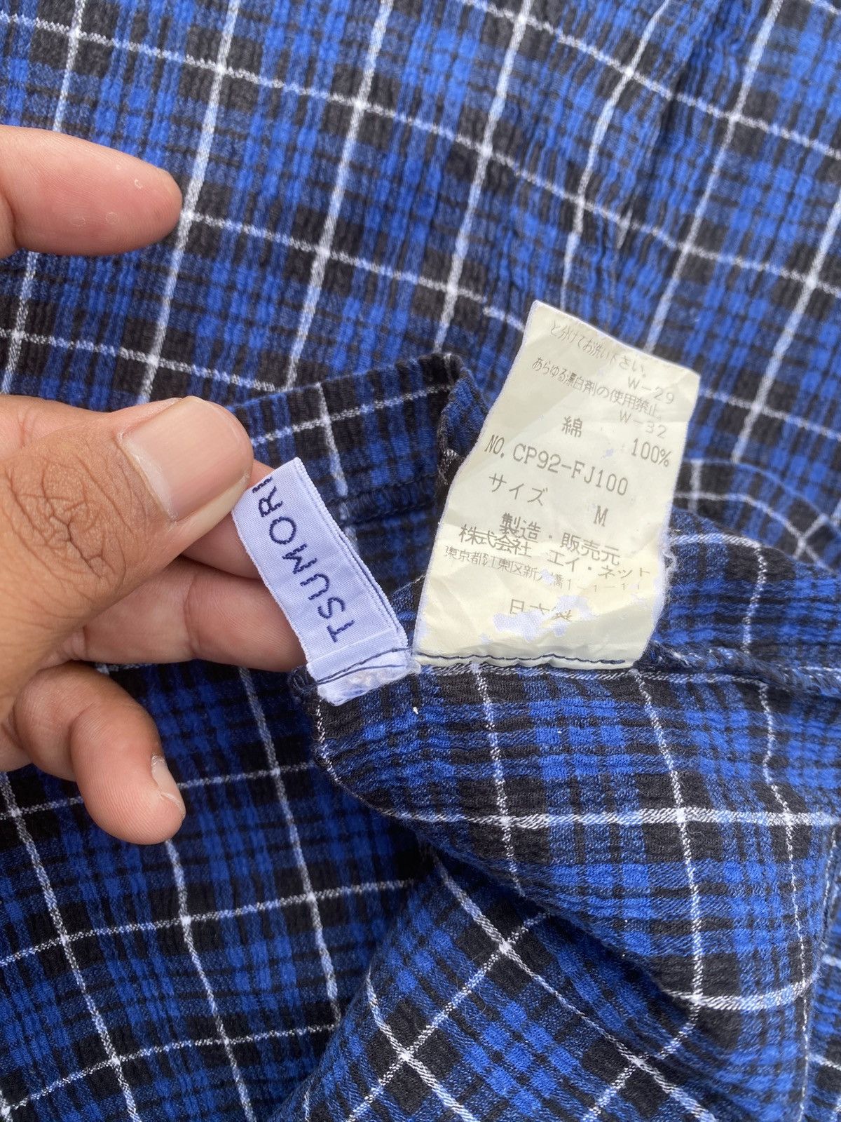 Tsumori Chisato Rare Vintage Tsumori Chisato by Issey Miyake Checkered Shirt Size US M / EU 48-50 / 2 - 11 Thumbnail