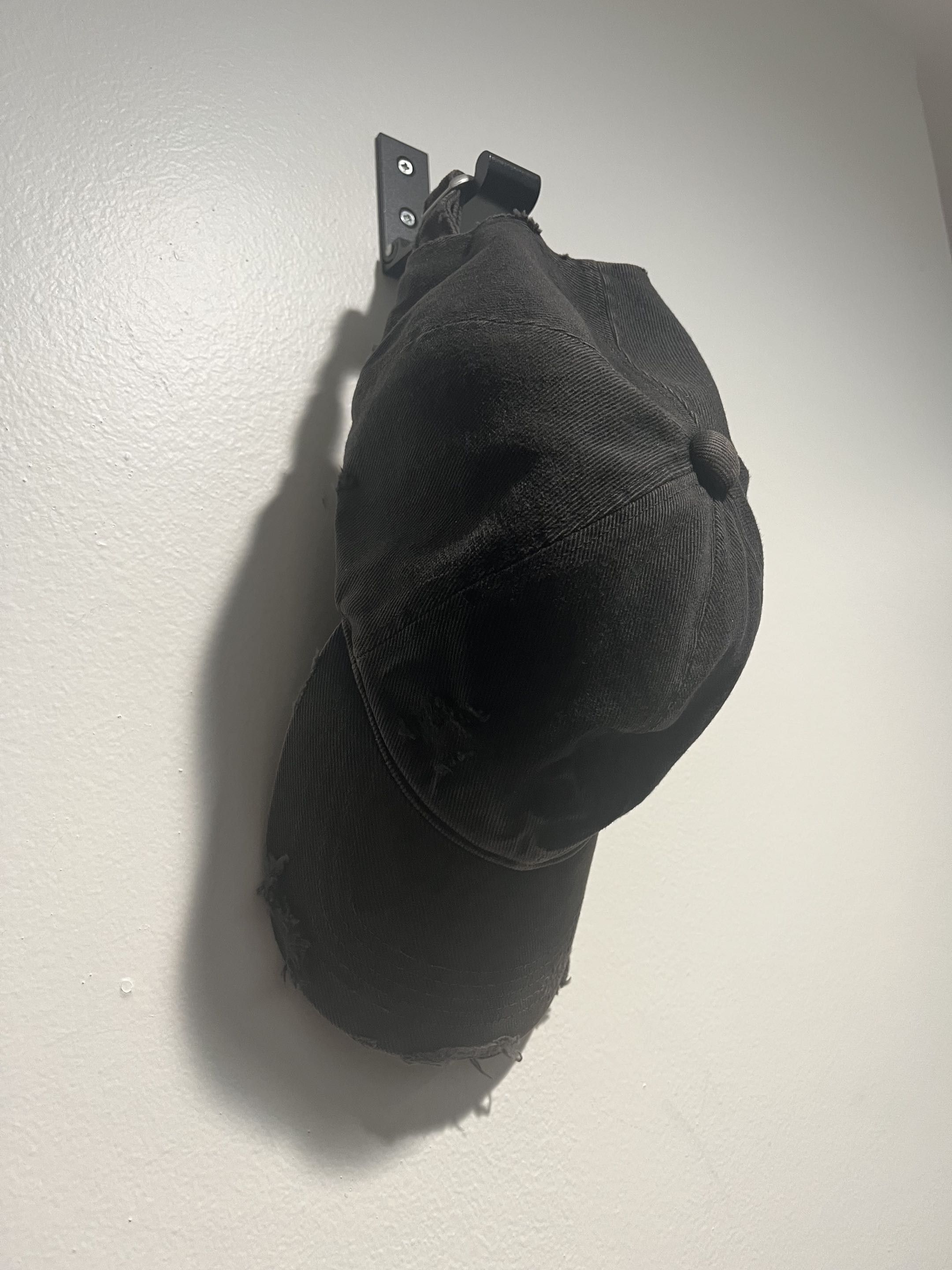 Vuja De Vuja De Mudwash Black Kai Destroyed PL Denim Hat Size ONE SIZE - 2 Thumbnail