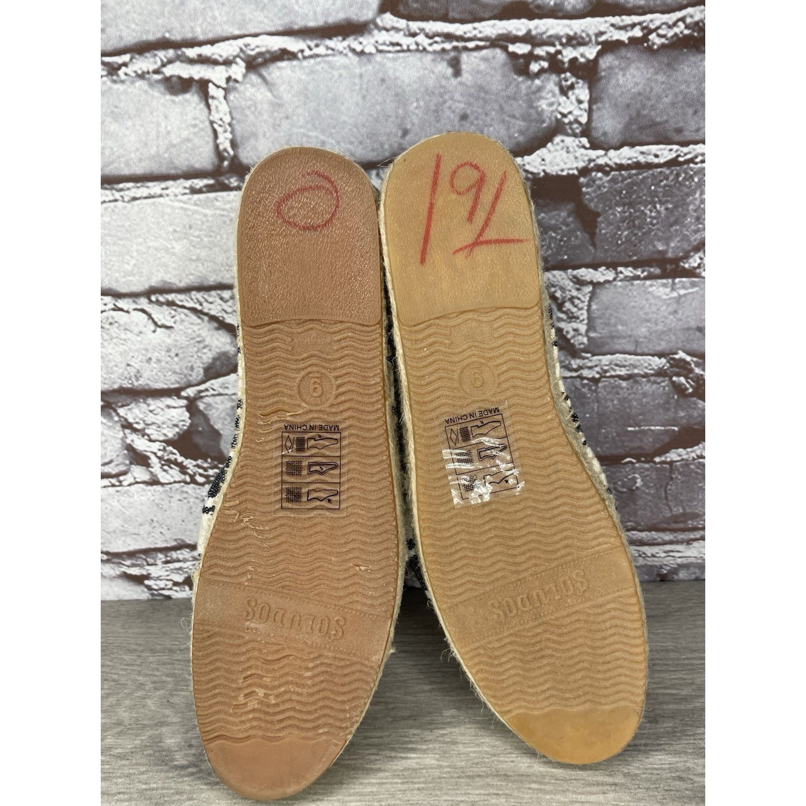 Soludos Soludos Striped Espadrille Bow Blue Cream Nautical Shoes Wom Size US 9 / IT 39 - 19 Thumbnail