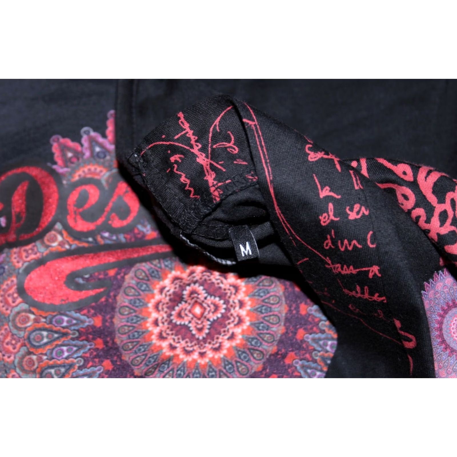 Desigual Desigual Dress Womens Red Black Multicoloured Knee Length A-Line M - 77 Size M / US 6-8 / IT 42-44 - 7 Thumbnail
