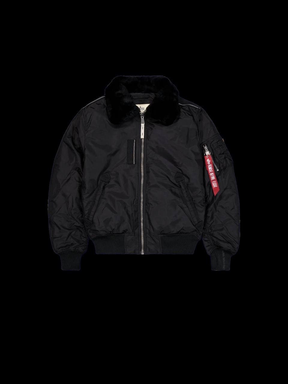 Alpha Industries Alpha Industries Injector III Black Bomber Jacket Shearling Size US S / EU 44-46 / 1 - 1 Thumbnail