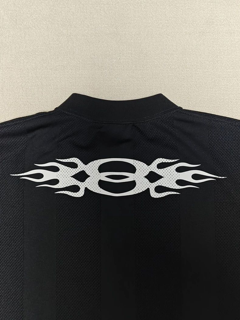 Balenciaga Balenciaga 24fall Double Ring Flame Net Eye Clothing short Size US M / EU 48-50 / 2 - 4 Thumbnail