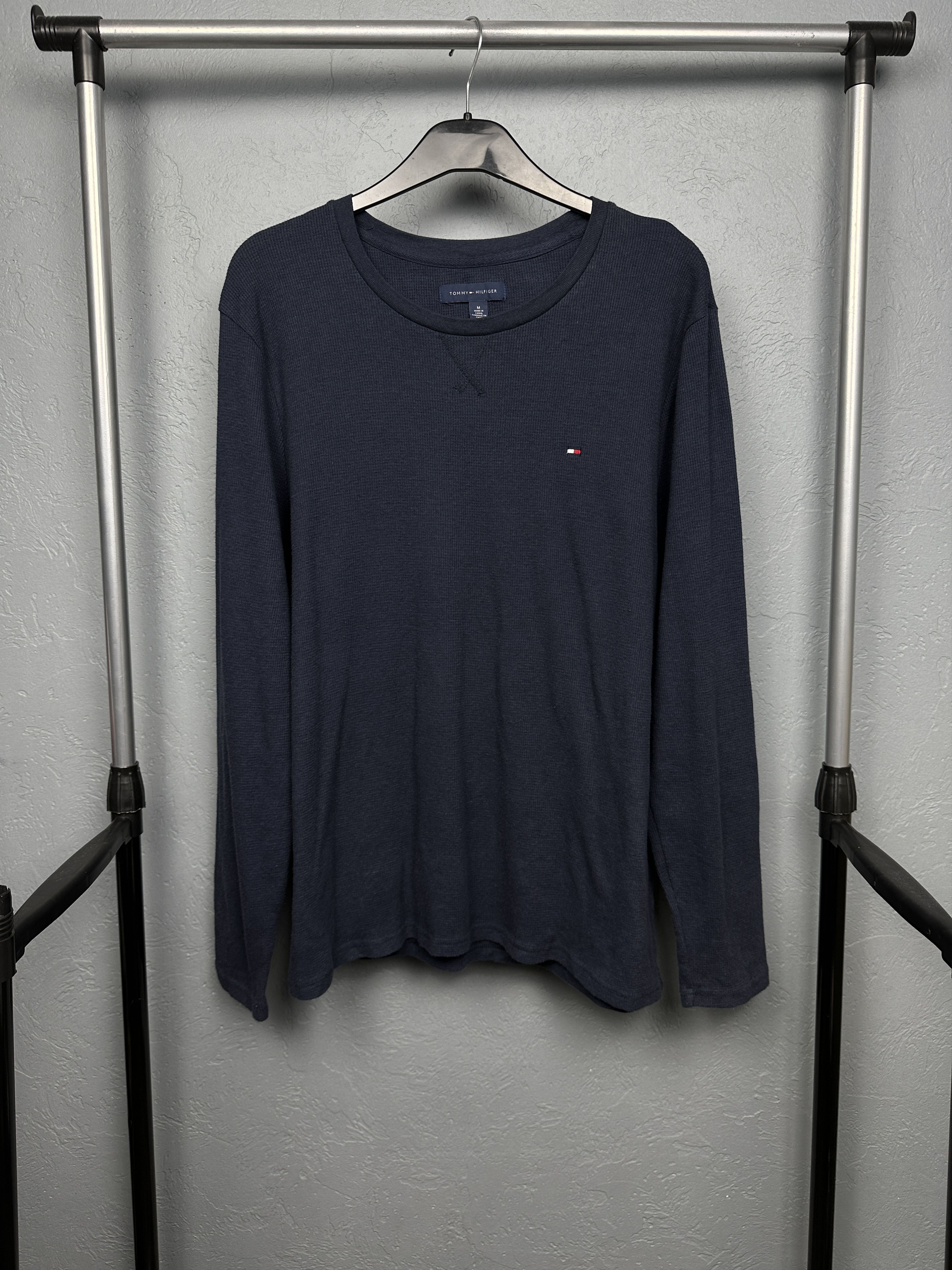 Tommy Hilfiger Tommy Hilfiger Vintage Mens Crew Neck Ribbed Sweater Size US M / EU 48-50 / 2 - 1 Thumbnail