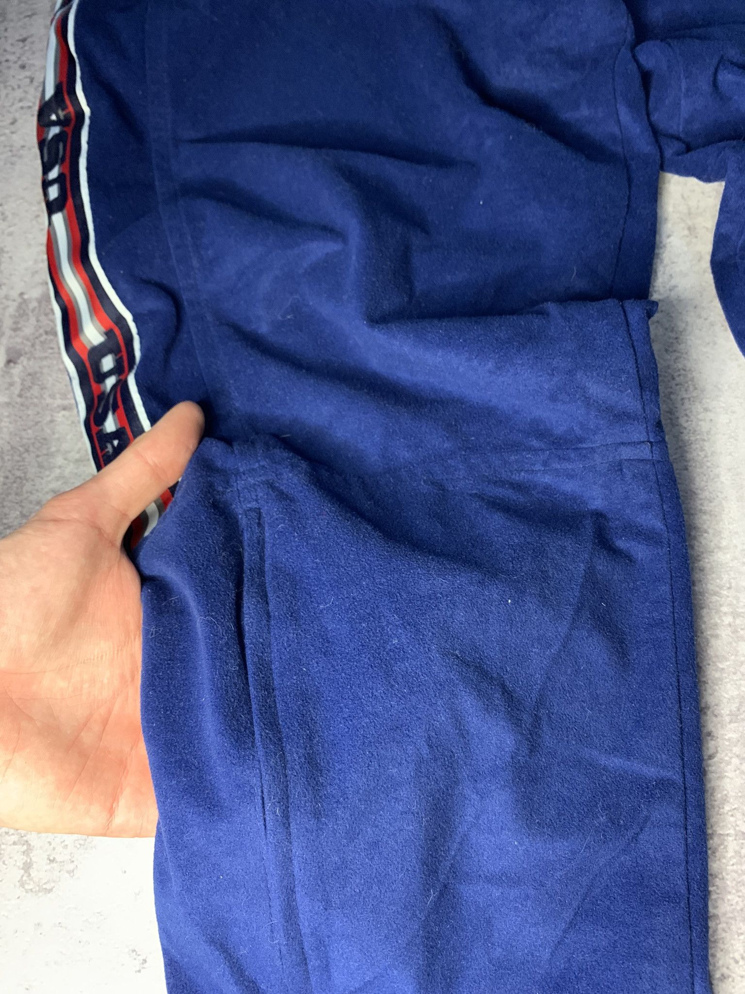 Nike Crazy 90s Vintage Nike USA velour Sweatpants Y2K Size US 32 / EU 48 - 6 Thumbnail
