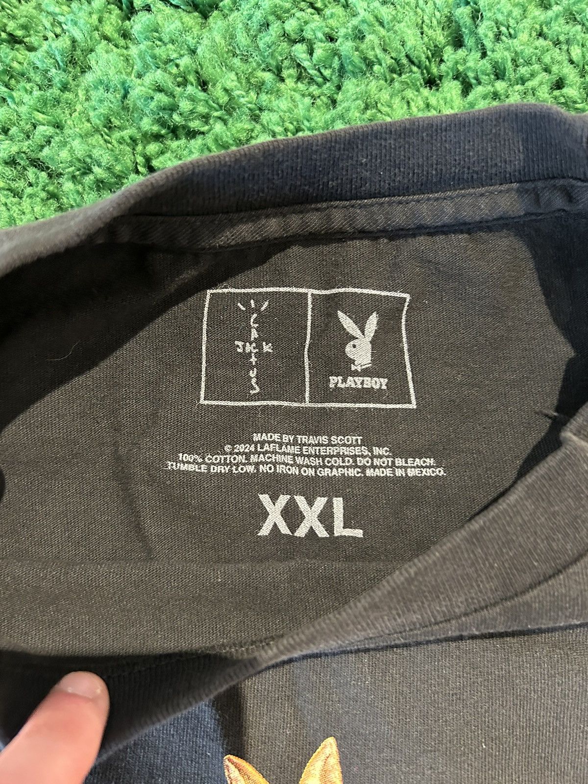 Playboy × Travis Scott Travis Scott Playboy Tee Black Size US XXL / EU 58 / 5 - 6 Thumbnail