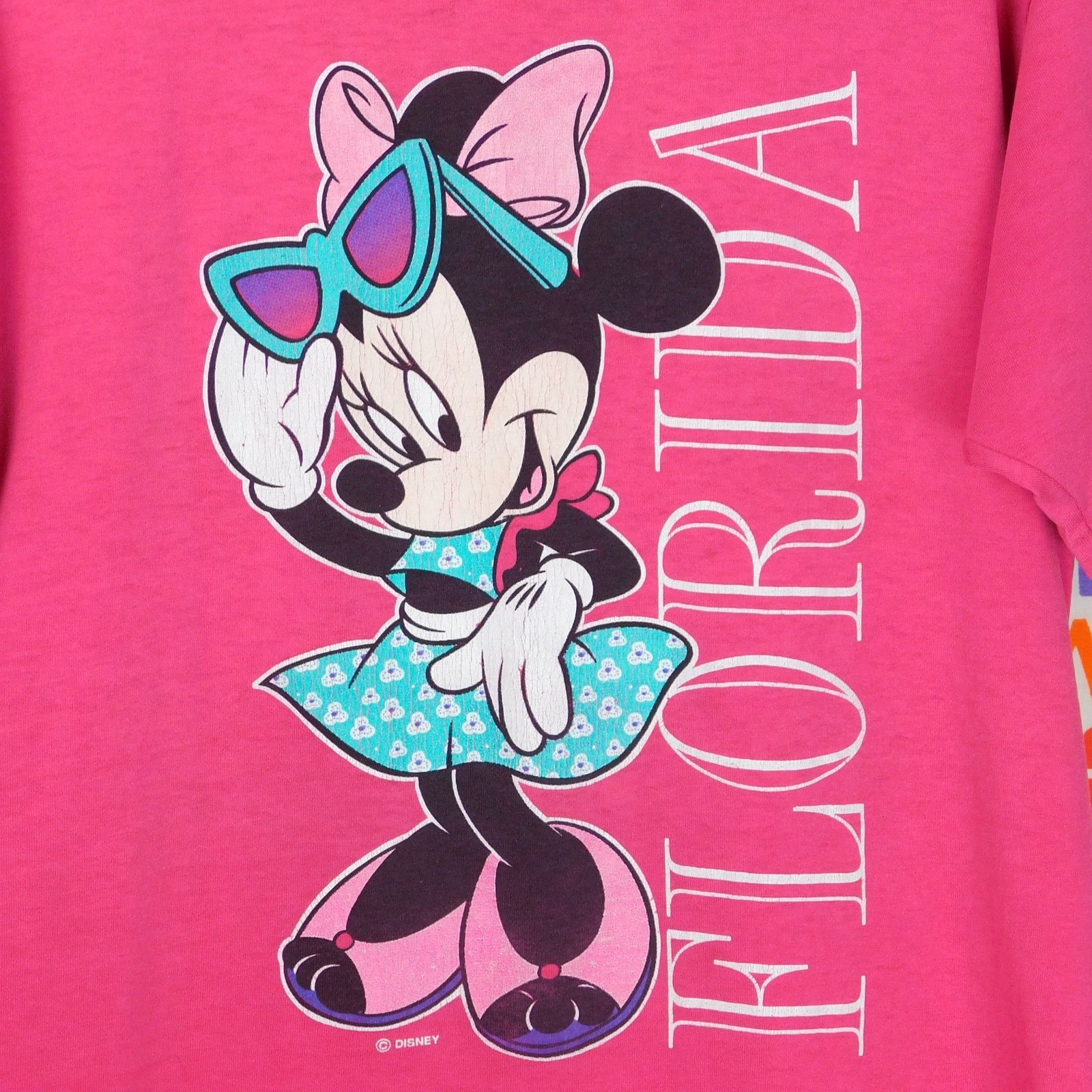 Velva Sheen Vintage Minnie Mouse Florida Graphic T Shirt Size M Pink 80s Size US M / EU 48-50 / 2 - 4 Thumbnail