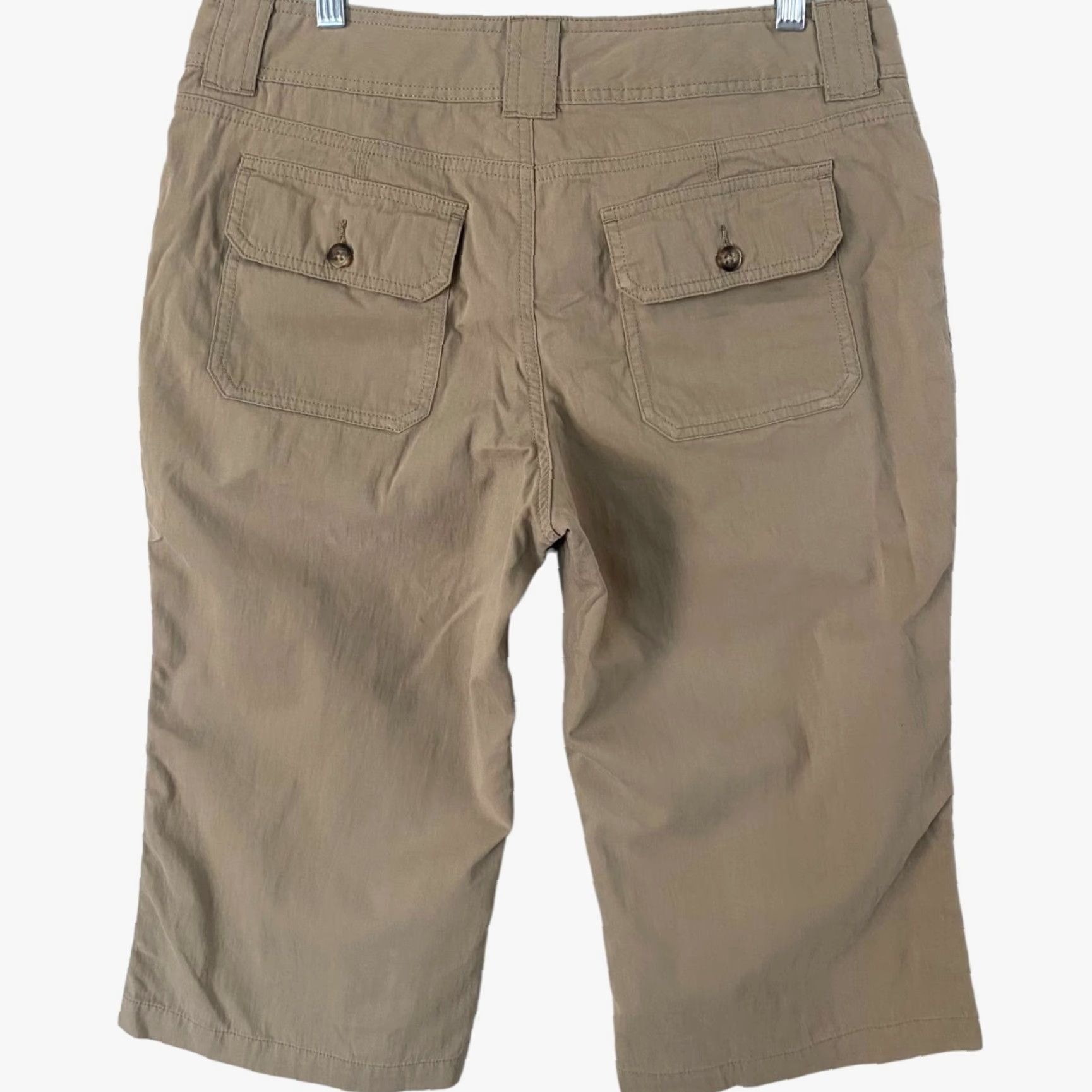 Vintage Cabela's Cropped Hiking Capri Pants Women's 10 Tan Comfort Pockets Outdoor Size 32" / US 10 / IT 46 - 4 Thumbnail