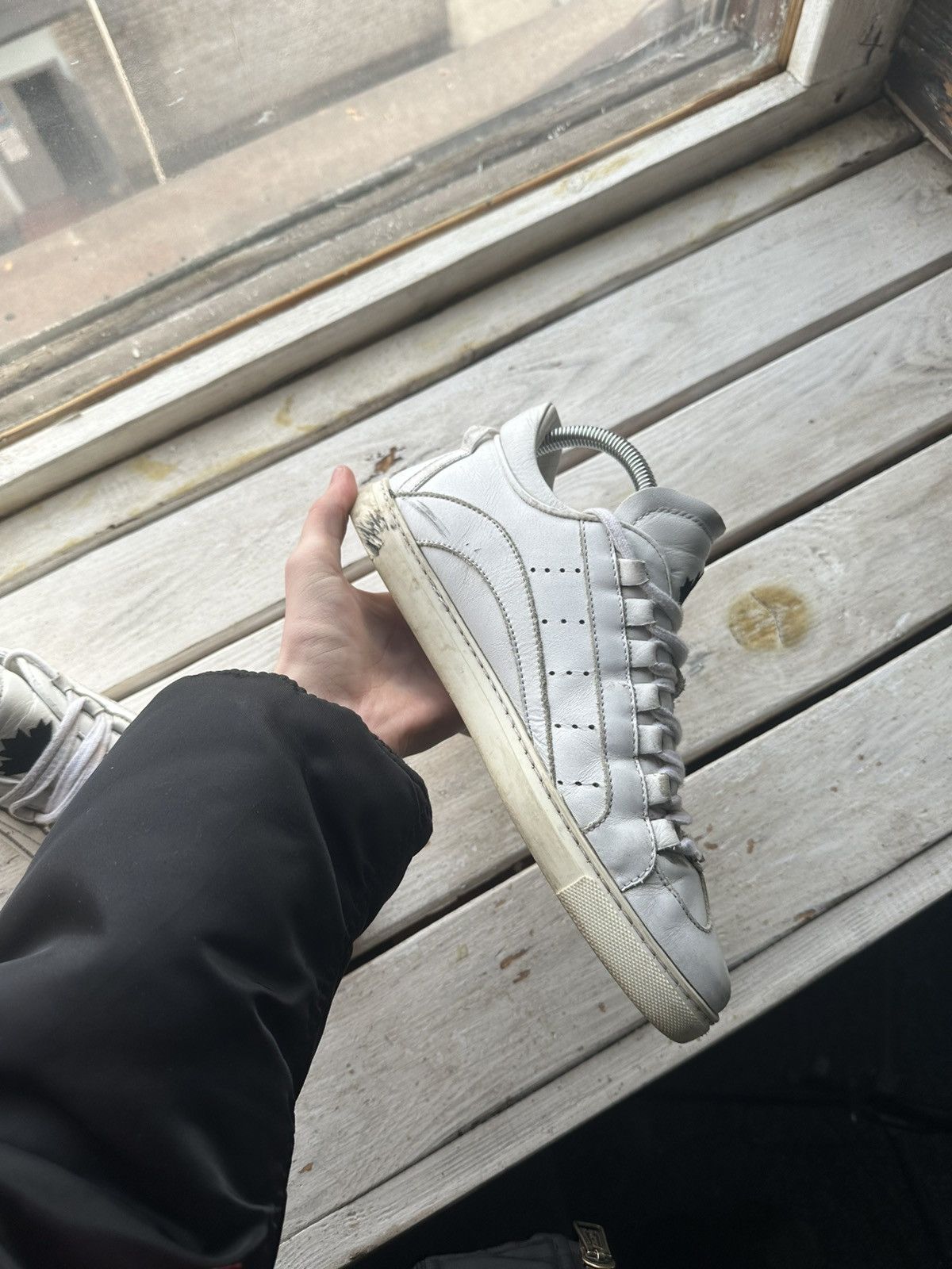 Dsquared2 × Vintage 🚨Vintage DSQUARED D2 Born To Rebel Italian Designer Sneakers Size US 8 / EU 41 - 7 Thumbnail