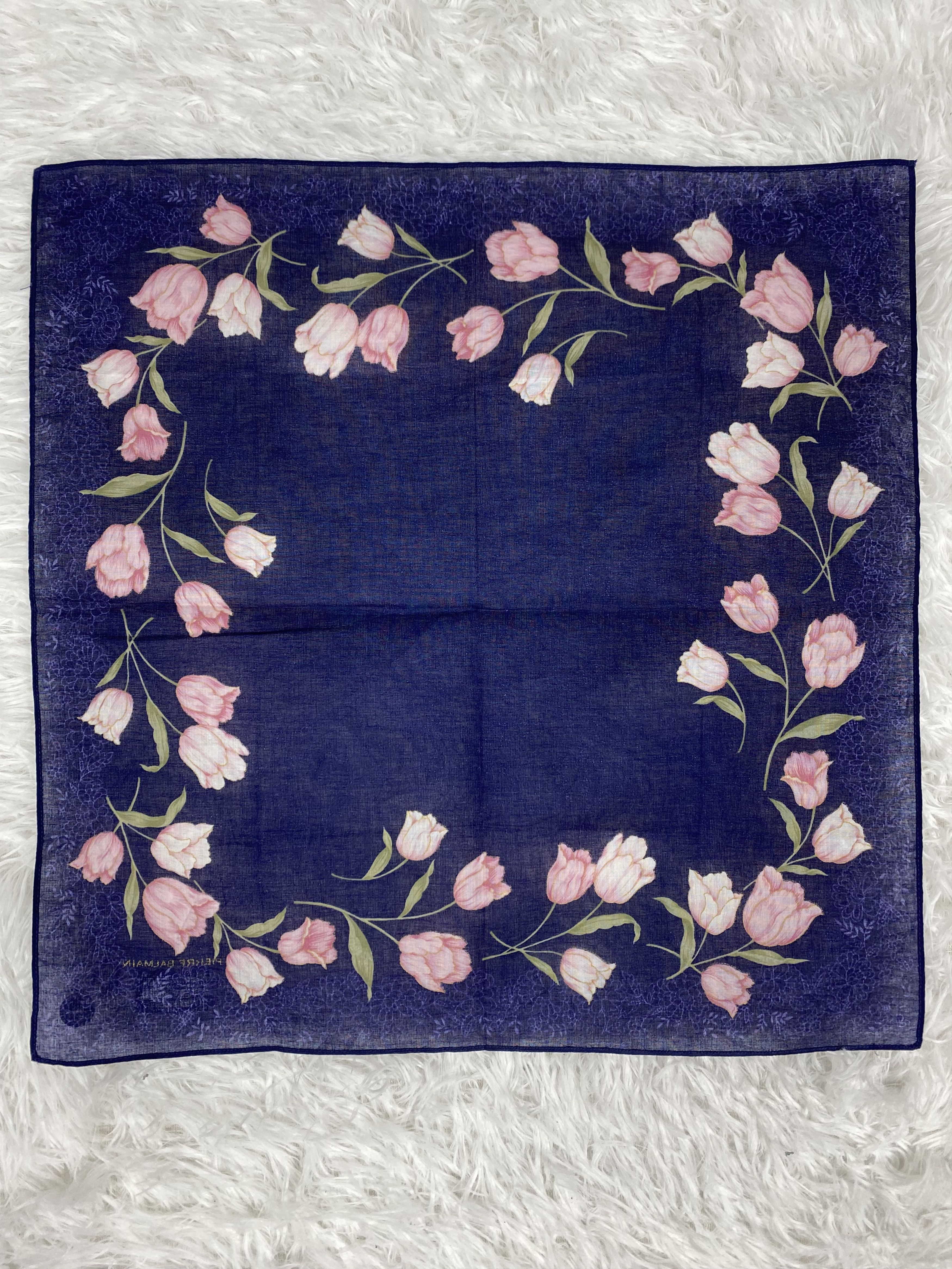 Pierre Balmain Vintage Pierre Balmain Handkerchief Neckerchief PH0597 Size ONE SIZE - 4 Thumbnail