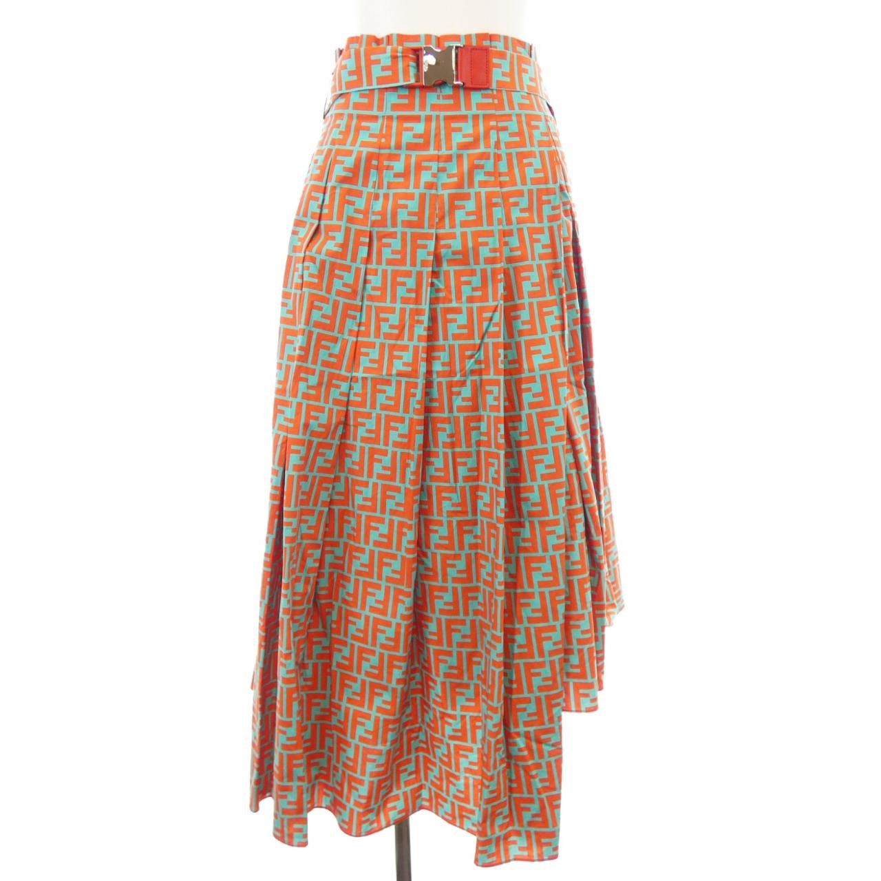 Fendi Fendi Fendi Skirt Textile Skirts FQ7013 A5VN DUTY FREE for USA Size ONE SIZE - 1 Thumbnail