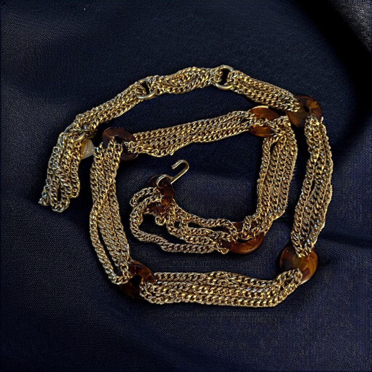 Vintage Vintage Morris Moskovitch gold chain belt Size ONE SIZE - 1 Thumbnail