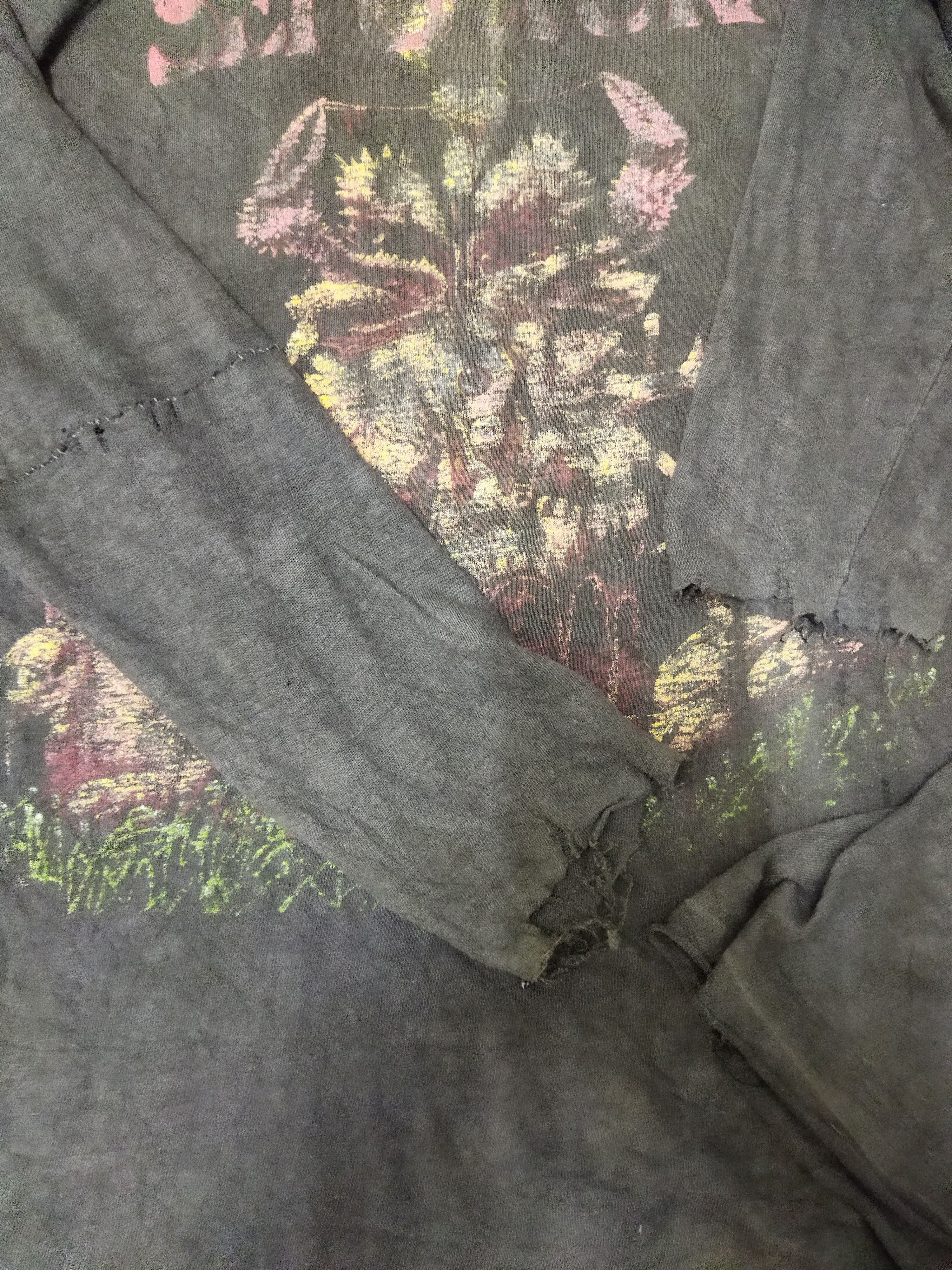 Band Tees × Vintage Vintage Thrashed Sepultura Third World Posse Tour 1992 Tee Size US L / EU 52-54 / 3 - 6 Thumbnail
