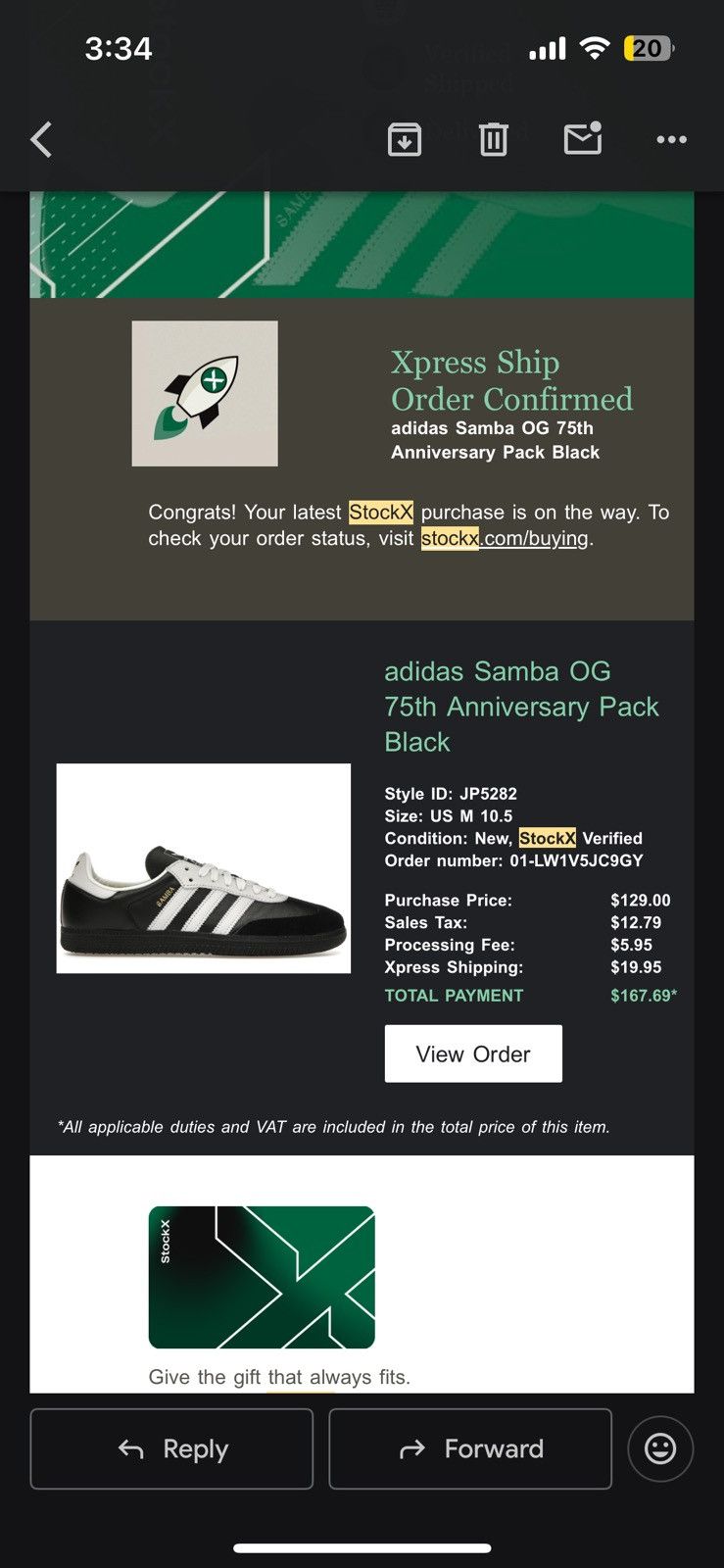 Adidas Sambas 75th Anniversary Size US 10.5 / EU 43-44 - 8 Thumbnail