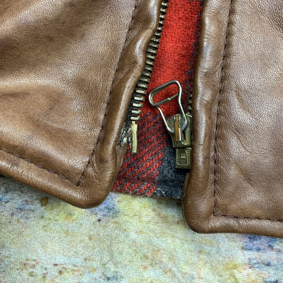 Indian Motorcycle × Kadoya × Vintage Vintage indian motorcycle single riders leather jacket Size US XS / EU 42 / 0 - 11 Thumbnail