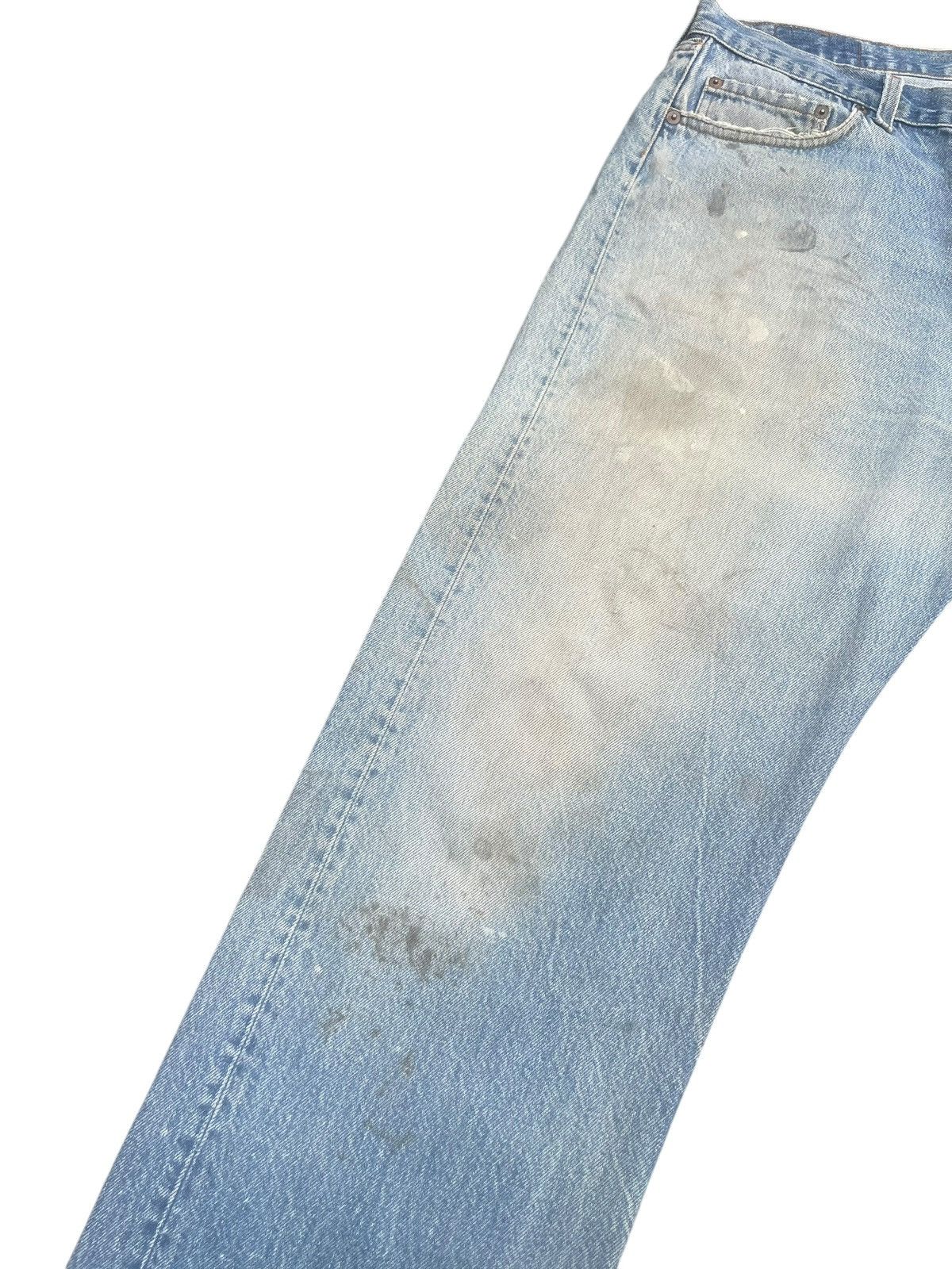 Levi's Vintage 1986 Levis 501 Single R Distresed Size US 38 / EU 54 - 4 Thumbnail