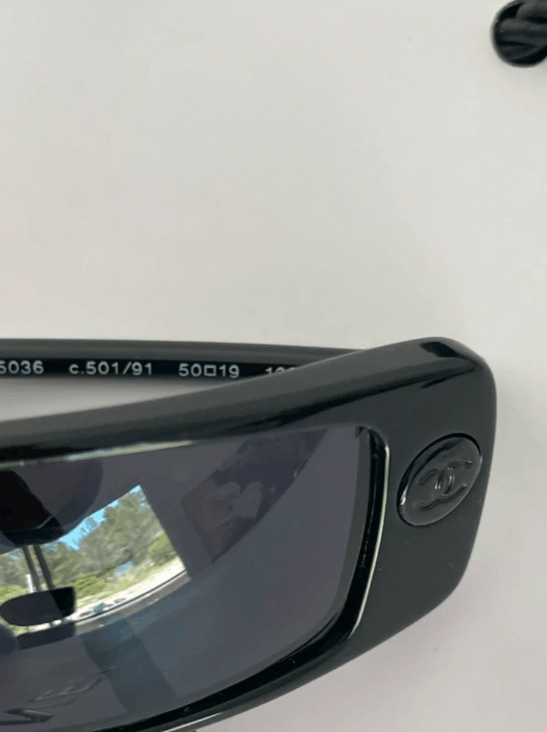 Chanel CHANEL Sunglasses Rimless Rhinestone 4017 Shields Size ONE SIZE - 3 Thumbnail