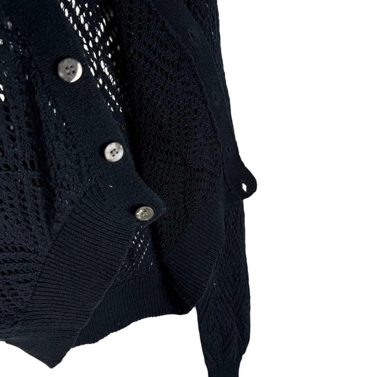 Comme des Garcons ❄️CDG TRICOT FISHNET SS1988 CROPPED JACKET Size S / US 4 / IT 40 - 7 Thumbnail