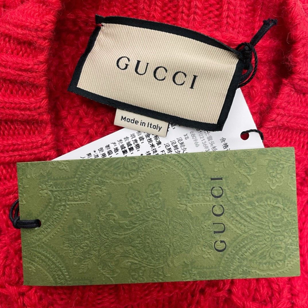 Gucci Gucci Red detachable sweater 2501-Nextarrow Size US XS / EU 42 / 0 - 4 Thumbnail