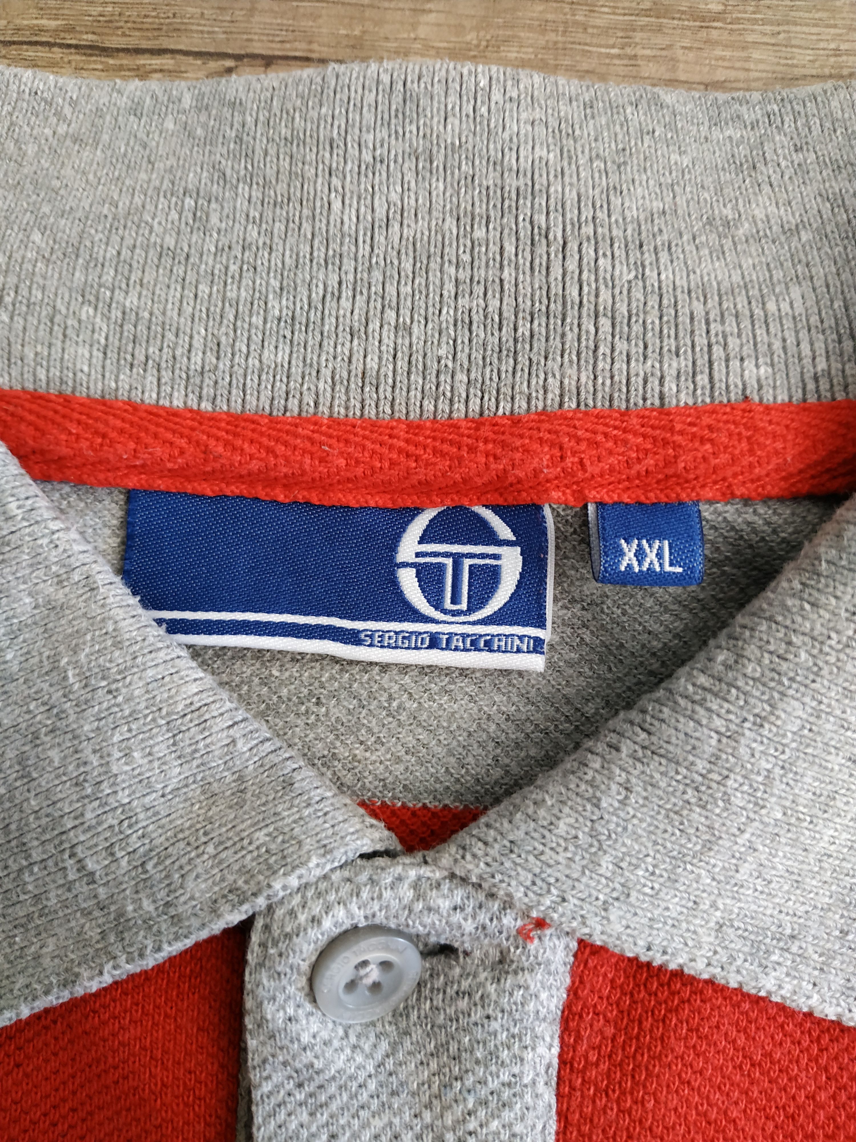 Sergio Tacchini Sergio Tacchini Men's Striped Polo Tennis Shirt, s. XXL Size US XXL / EU 58 / 5 - 9 Thumbnail