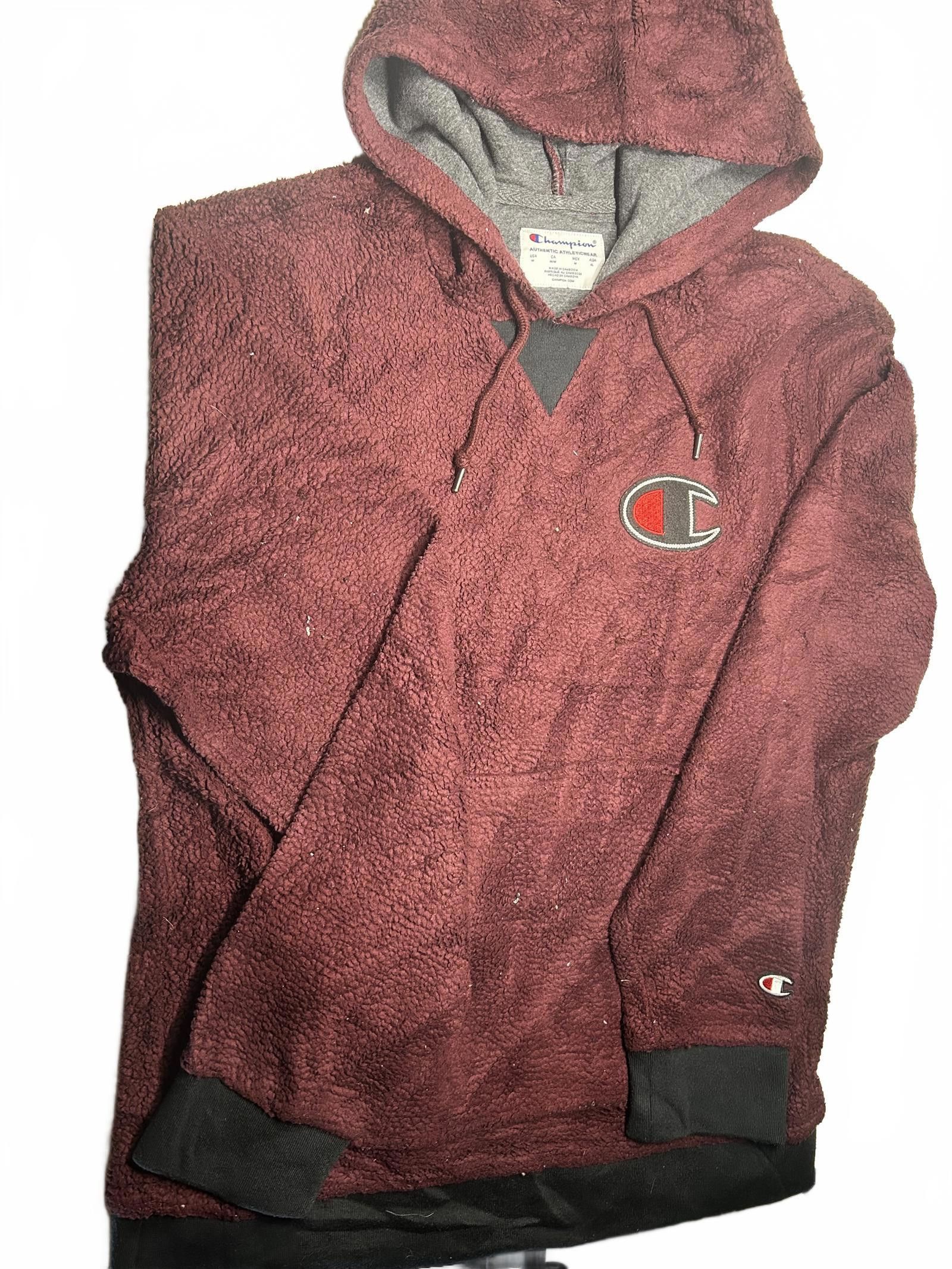 Champion Champion Burgundy Pullover Hoodie Size US M / EU 48-50 / 2 - 4 Thumbnail