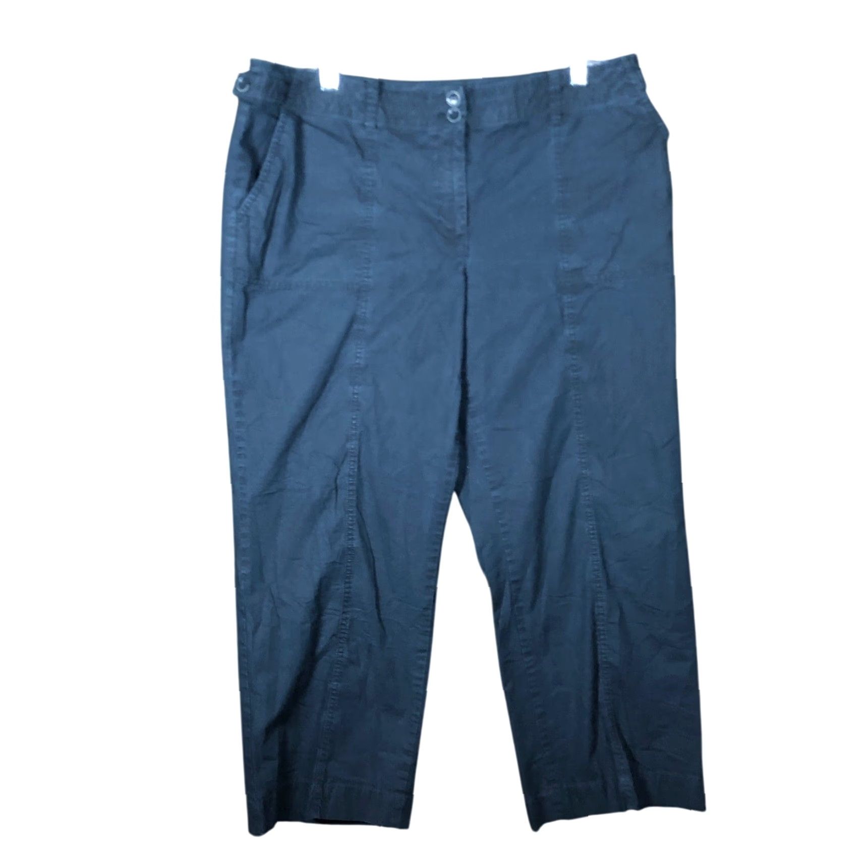 Talbots Talbots Pants Navy Blue High Rise Signature Stretch 14 Womens Casual Travel 14 Talbots Womens Pants Navy Blue High Rise Signature Stretch 14 Size 36" / US 14 / IT 50 - 2 Thumbnail