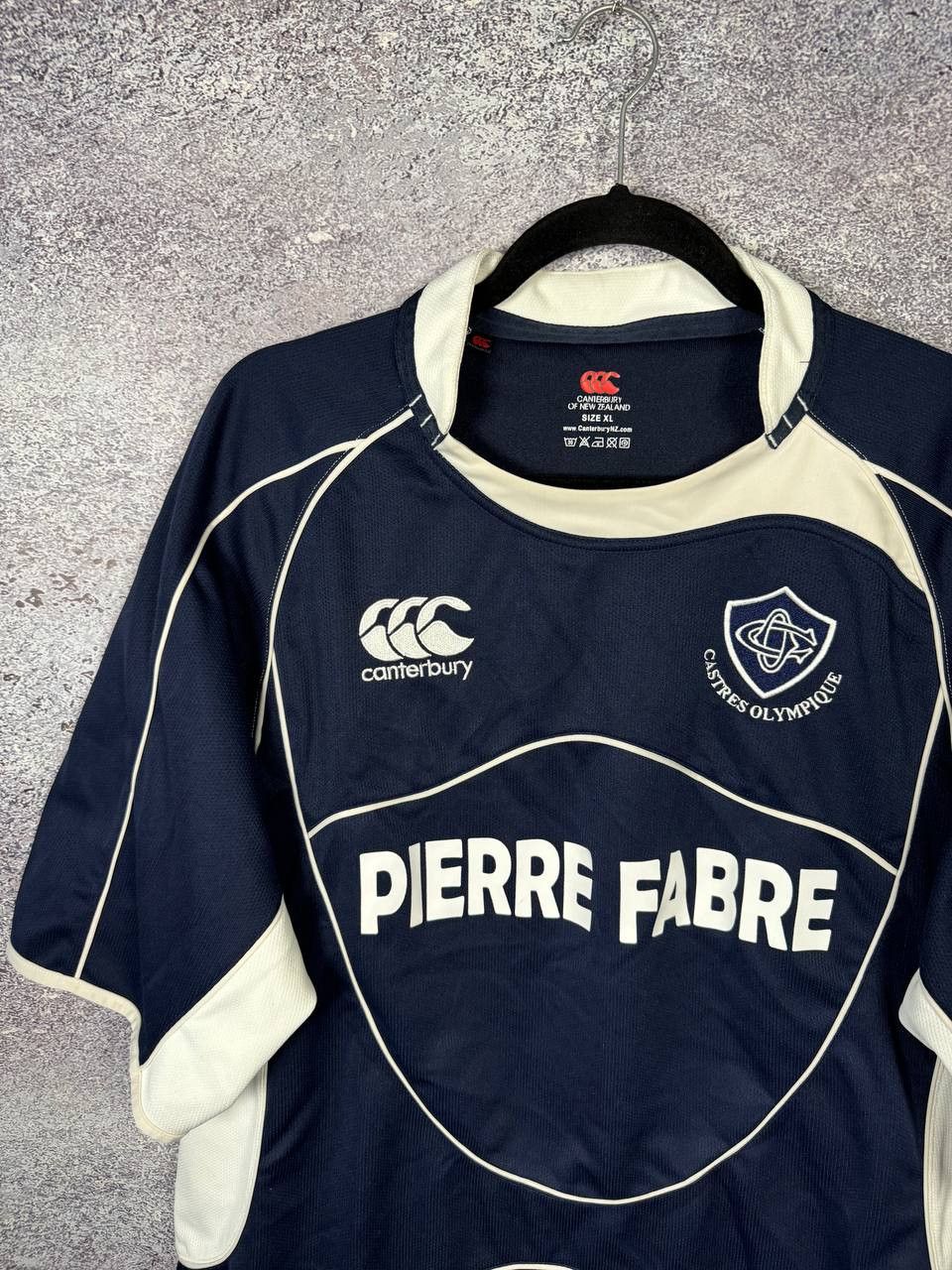 Canterbury of New Zealand Canterbury Castres Olympique Pro Rugby Home Jersey Men's Size US XL / EU 56 / 4 - 3 Thumbnail