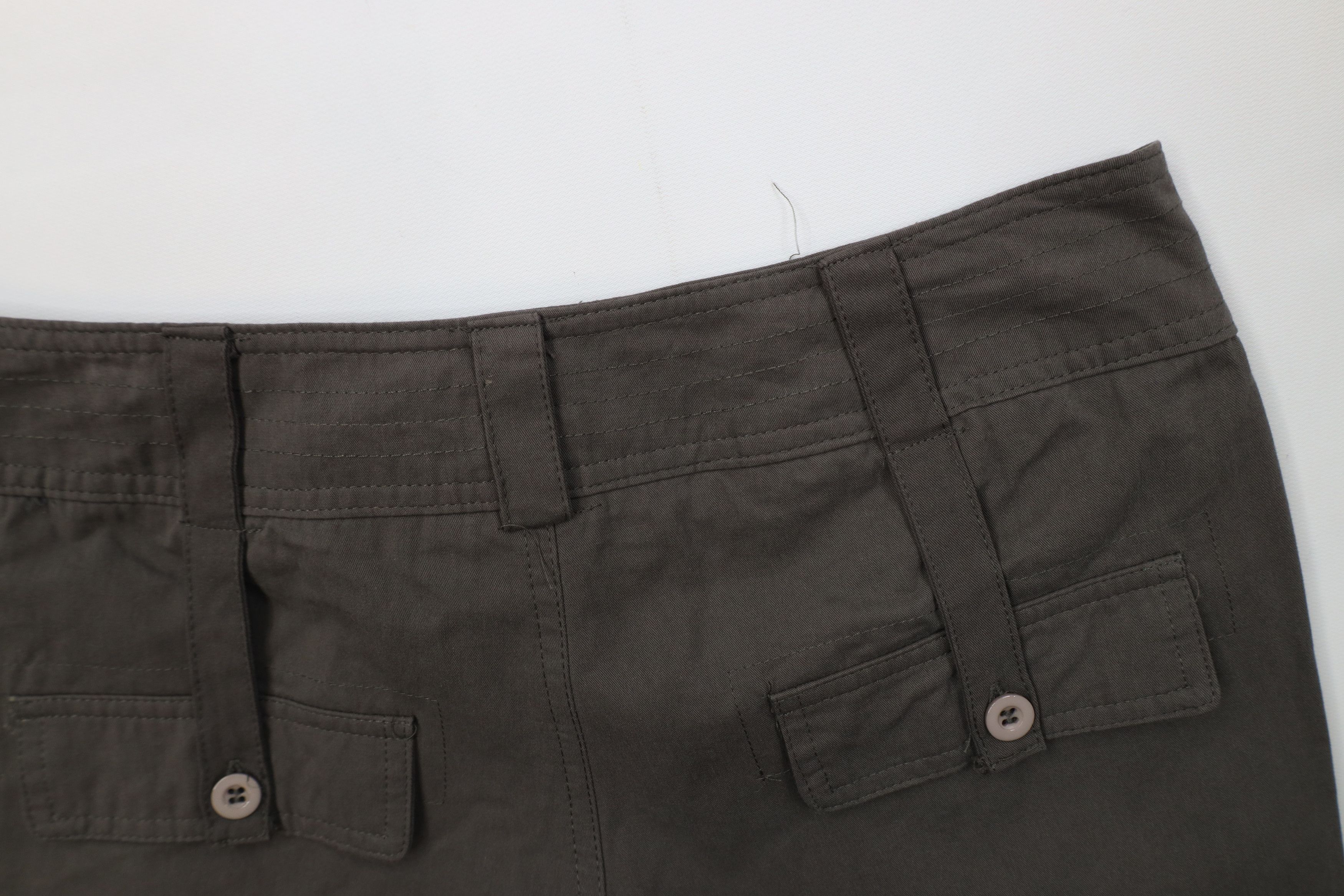 Vintage Vintage Y2K Grunge Goth Baggy Strap Cargo Pants Gray Size 30" / US 8 / IT 44 - 13 Thumbnail