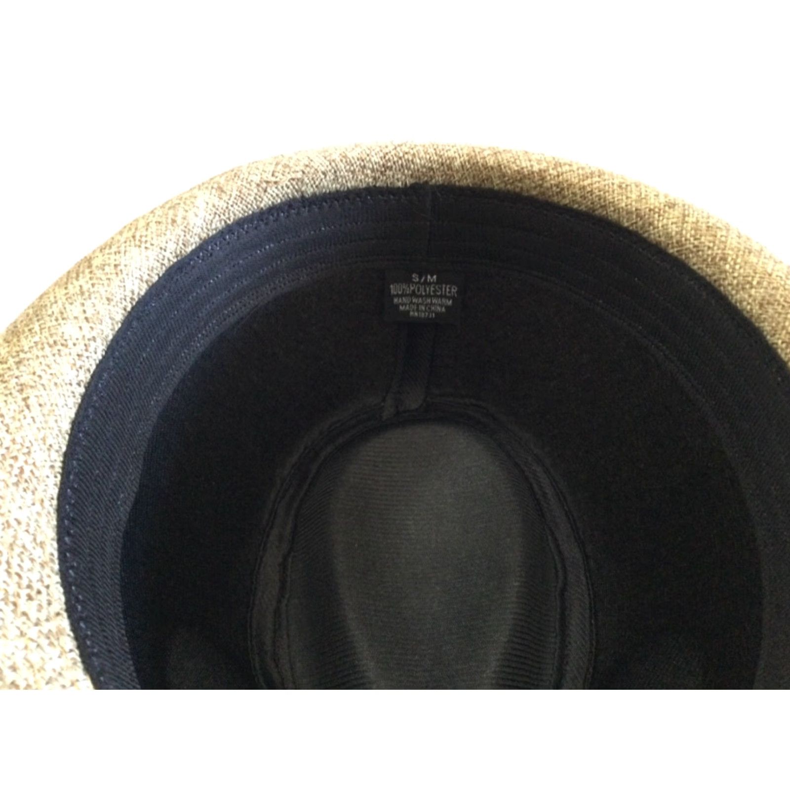 London Fog Vintage Men's Light Brown Tan Polyester Tweed Fedora Hat - Size S/M Size ONE SIZE - 3 Thumbnail