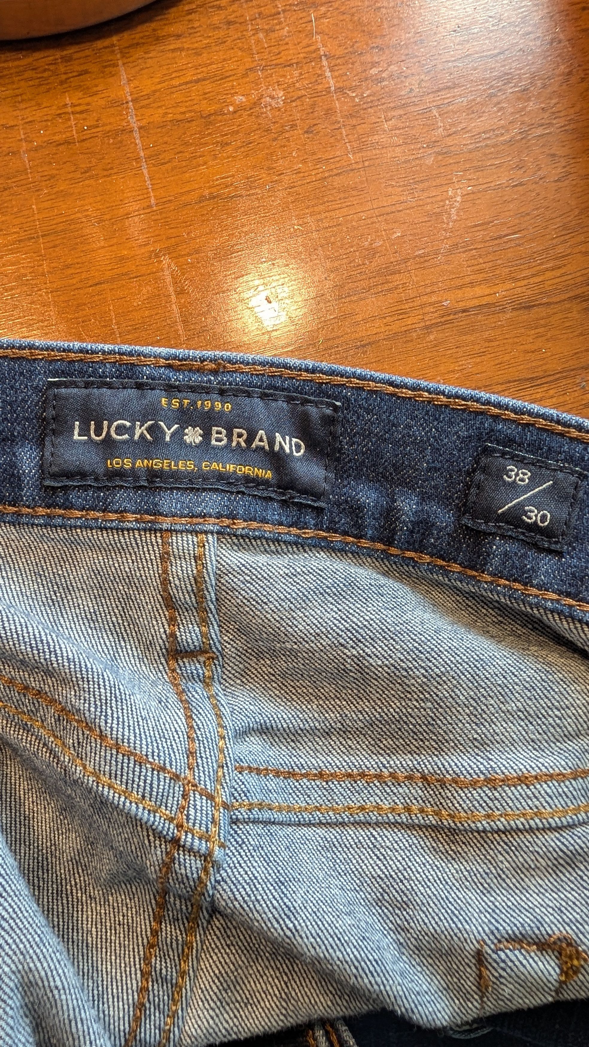 Lucky Brand Men's Lucky Brand Straight Jeans 38x30 Size US 38 / EU 54 - 7 Thumbnail