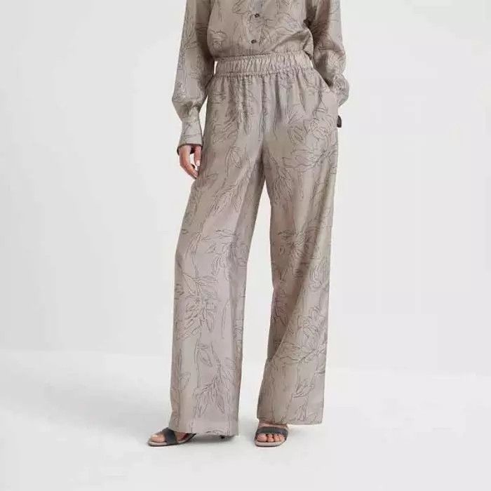 Brunello Cucinelli o1la1rc1a0425 Pants in Khaki Size 27" / US 4 / IT 40 - 2 Thumbnail