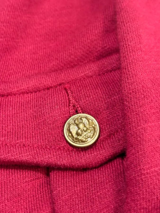 Polo Ralph Lauren Ralph Lauren Red Buttoned Officer Cardigan Sweater Size S / US 4 / IT 40 - 9 Thumbnail