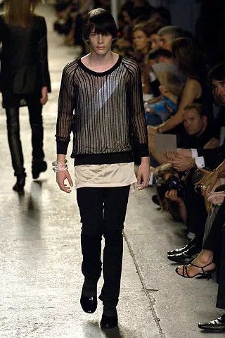 Dior × Hedi Slimane Dior Homme SS2007 Viscose Silver