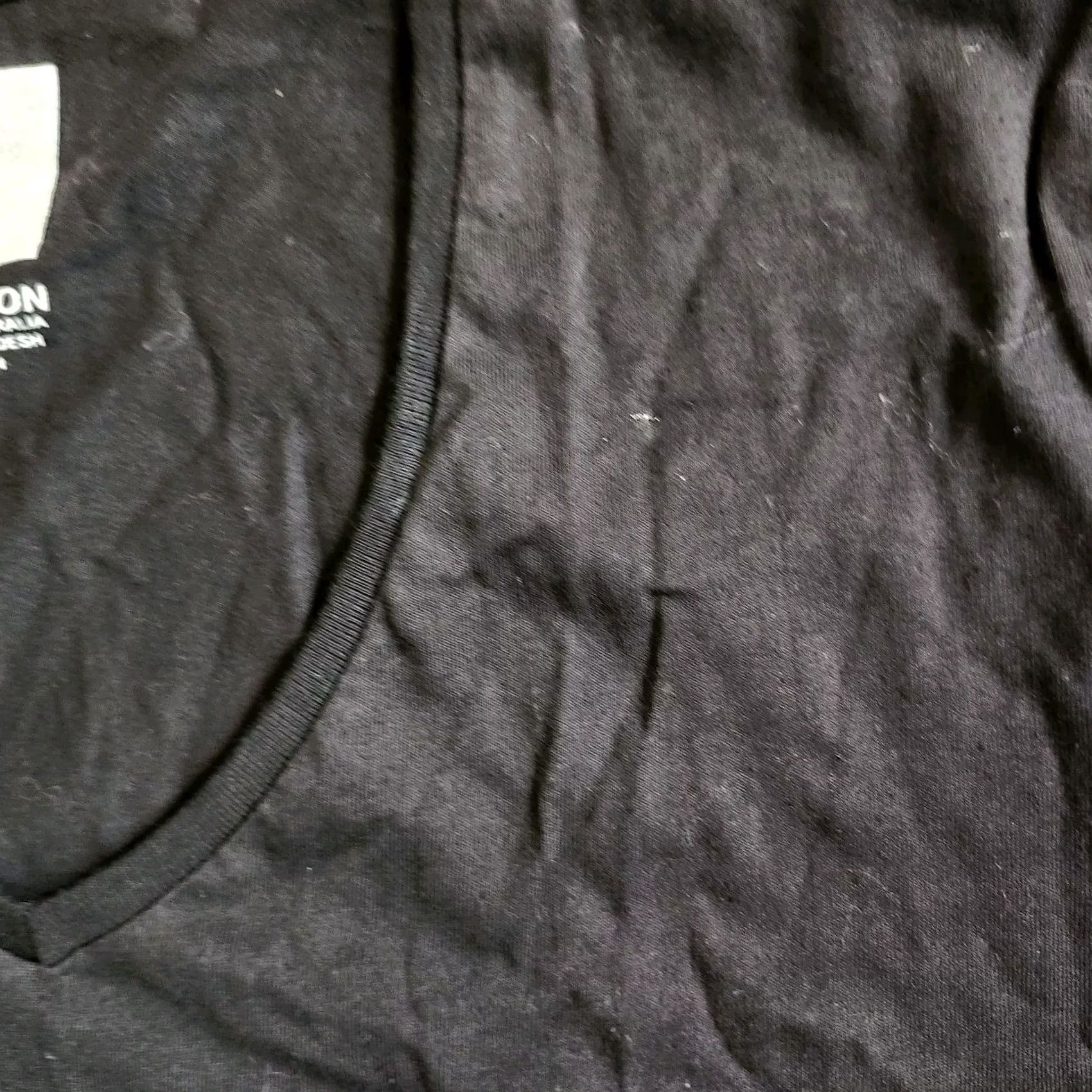 Cotton On Cotton On Men's Black V-Neck T-Shirt - Small Short Sleeve Shirt Mens Black Cant Be Defeated Shirt Size US S / EU 44-46 / 1 - 4 Thumbnail