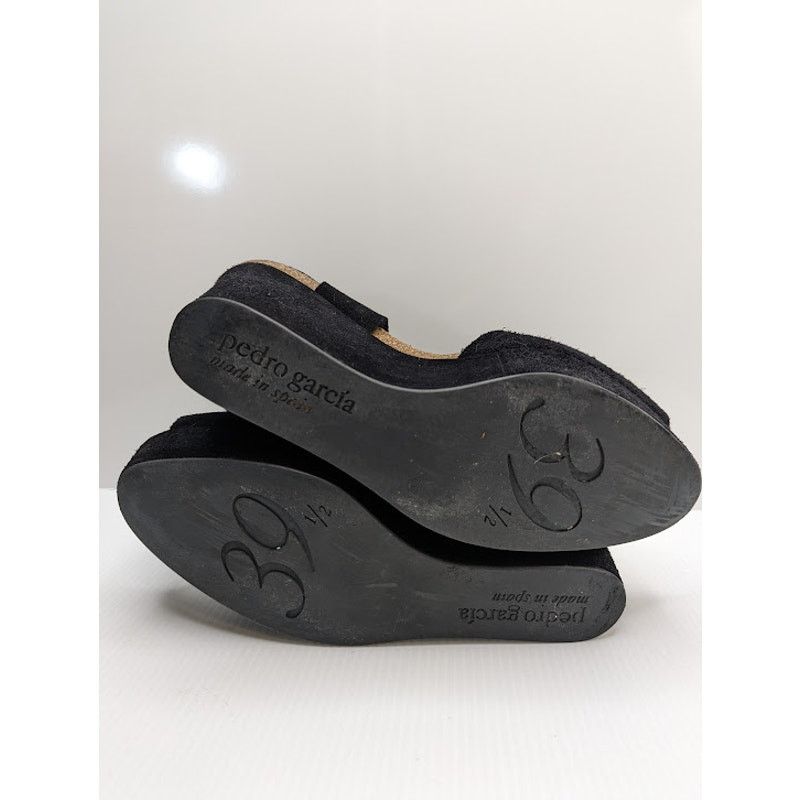 Pedro Garcia pedro garcia suede platform sandals heels black sz 9 (39.5) Size US 9 / IT 39 - 9 Thumbnail