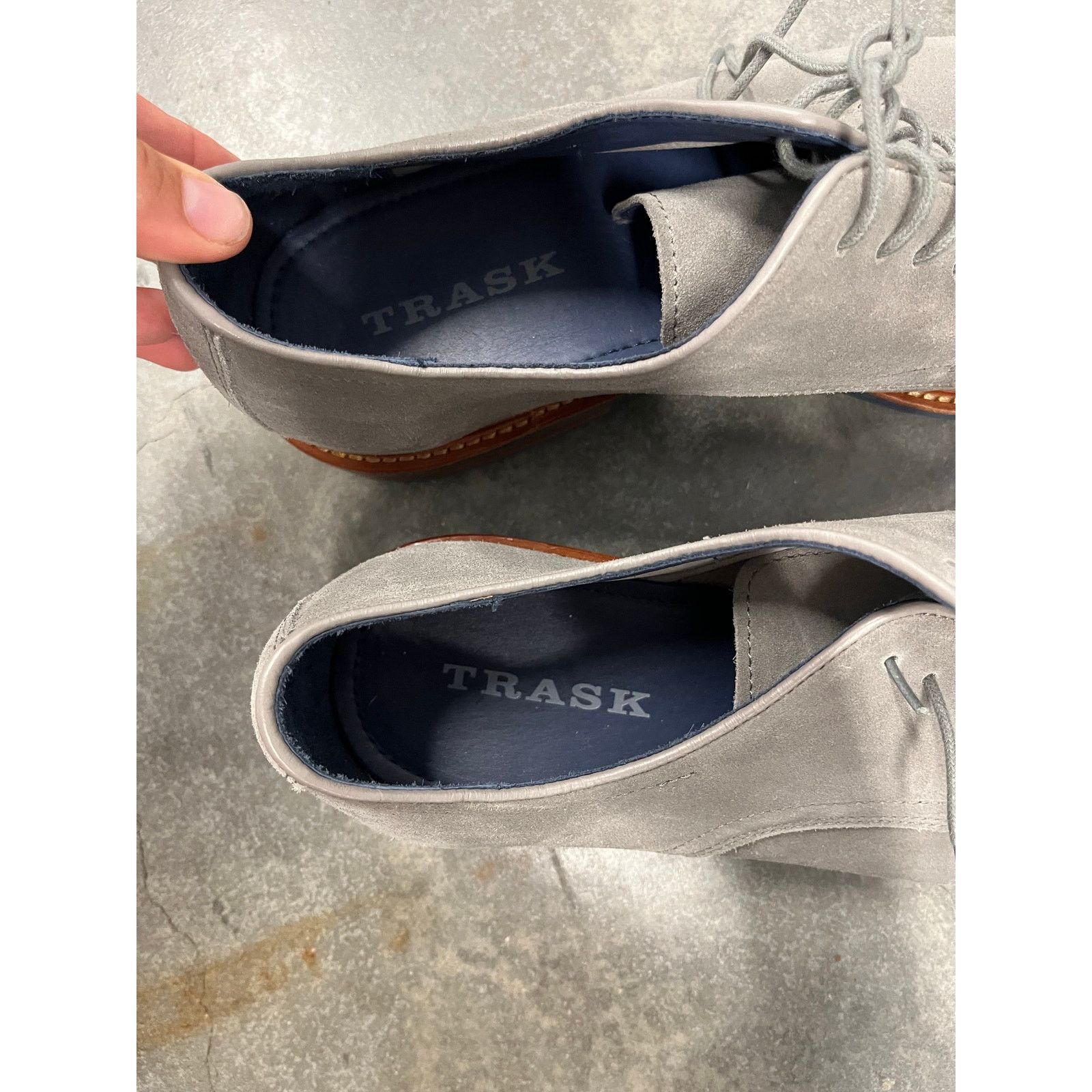 Trask TRASK Oxford gray Suede Shoes Vibram Size US 14 / EU 47 - 3 Thumbnail
