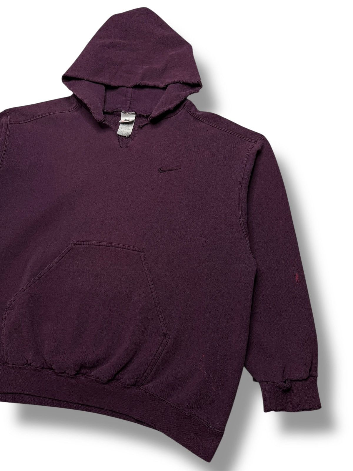 Nike Vintage 90’s Faded Plum Nike Hoodie Size US L / EU 52-54 / 3 - 4 Thumbnail