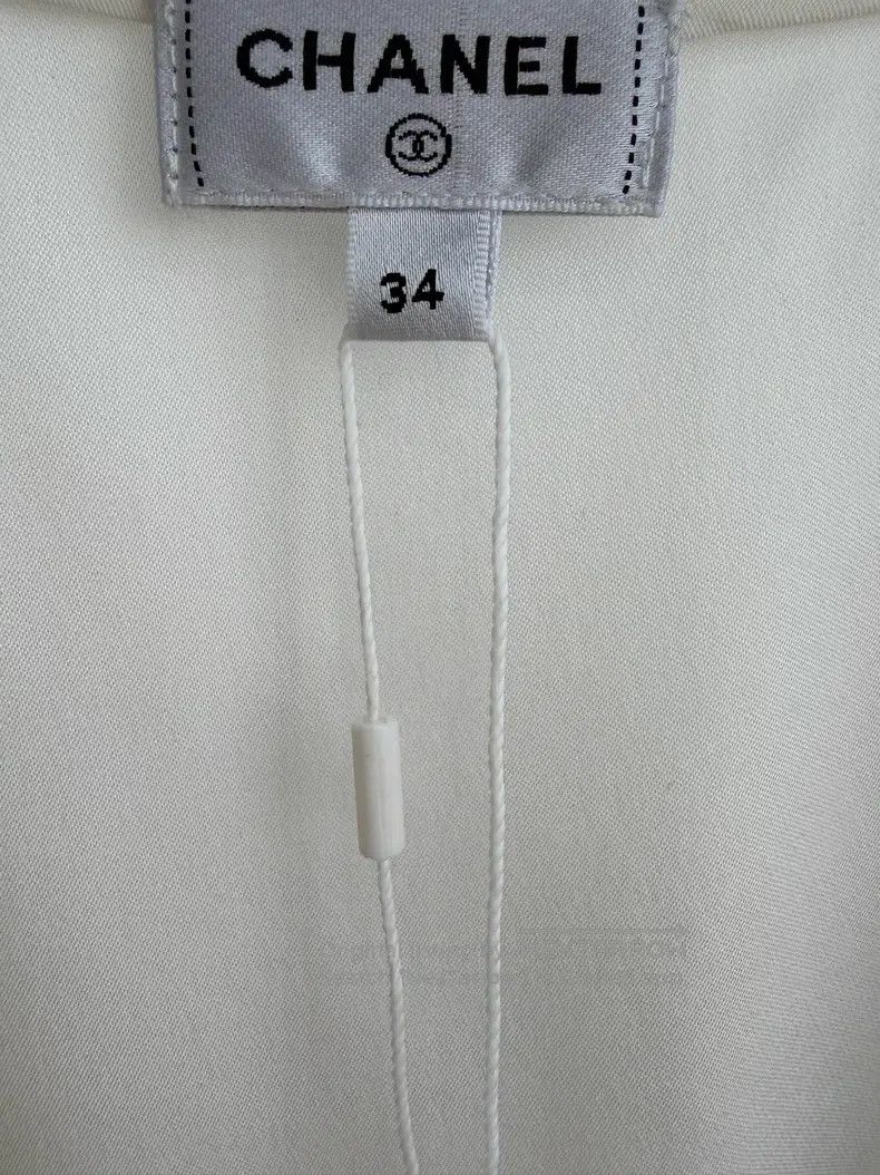 Chanel Chanel White bow vest Size XXS / US 00 / IT 34 - 5 Thumbnail