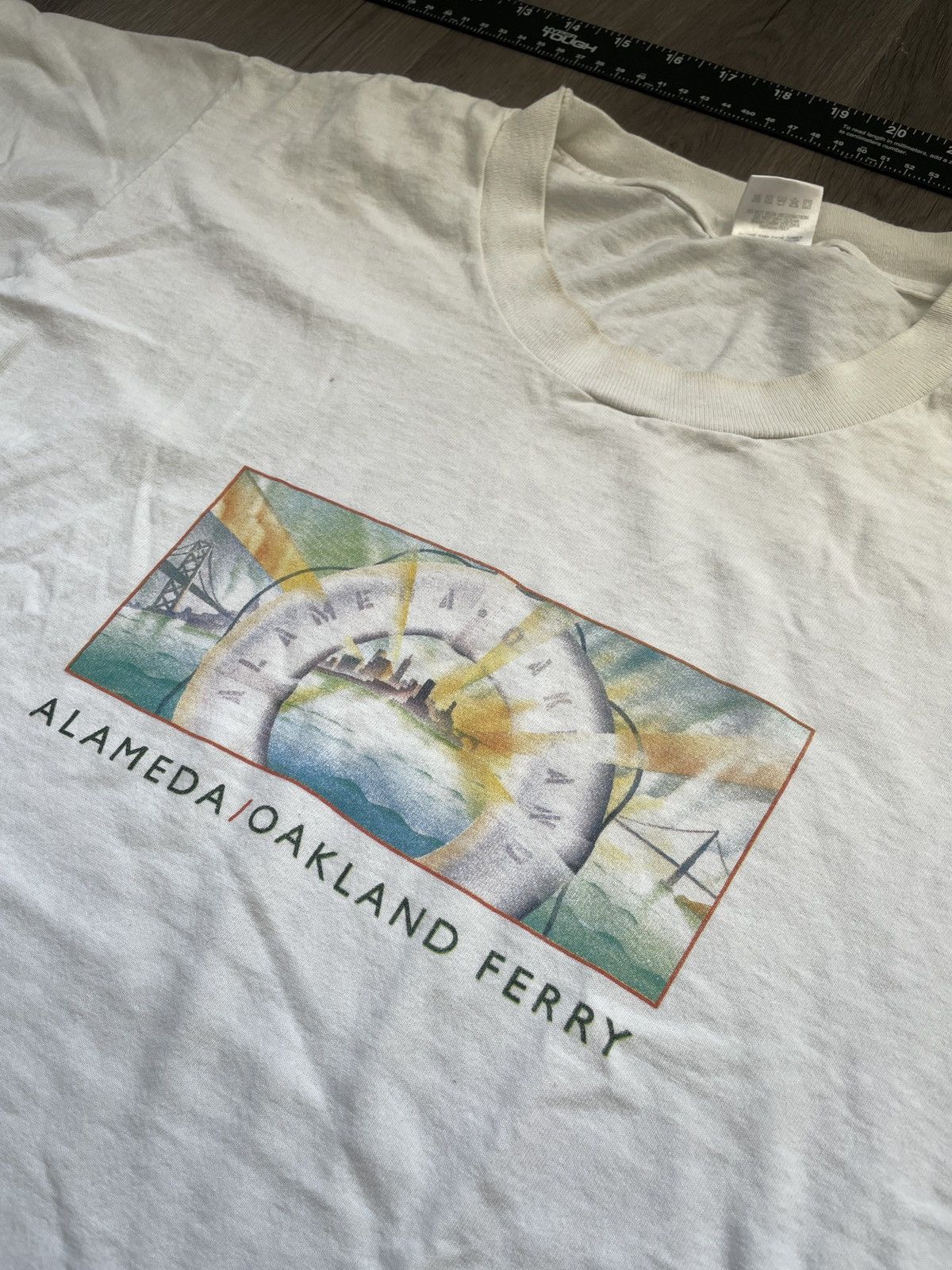 Fruit Of The Loom Vintage FOTL “Alameda Oakland Ferry” T-shirt (Sz. XL) Size US XL / EU 56 / 4 - 2 Thumbnail