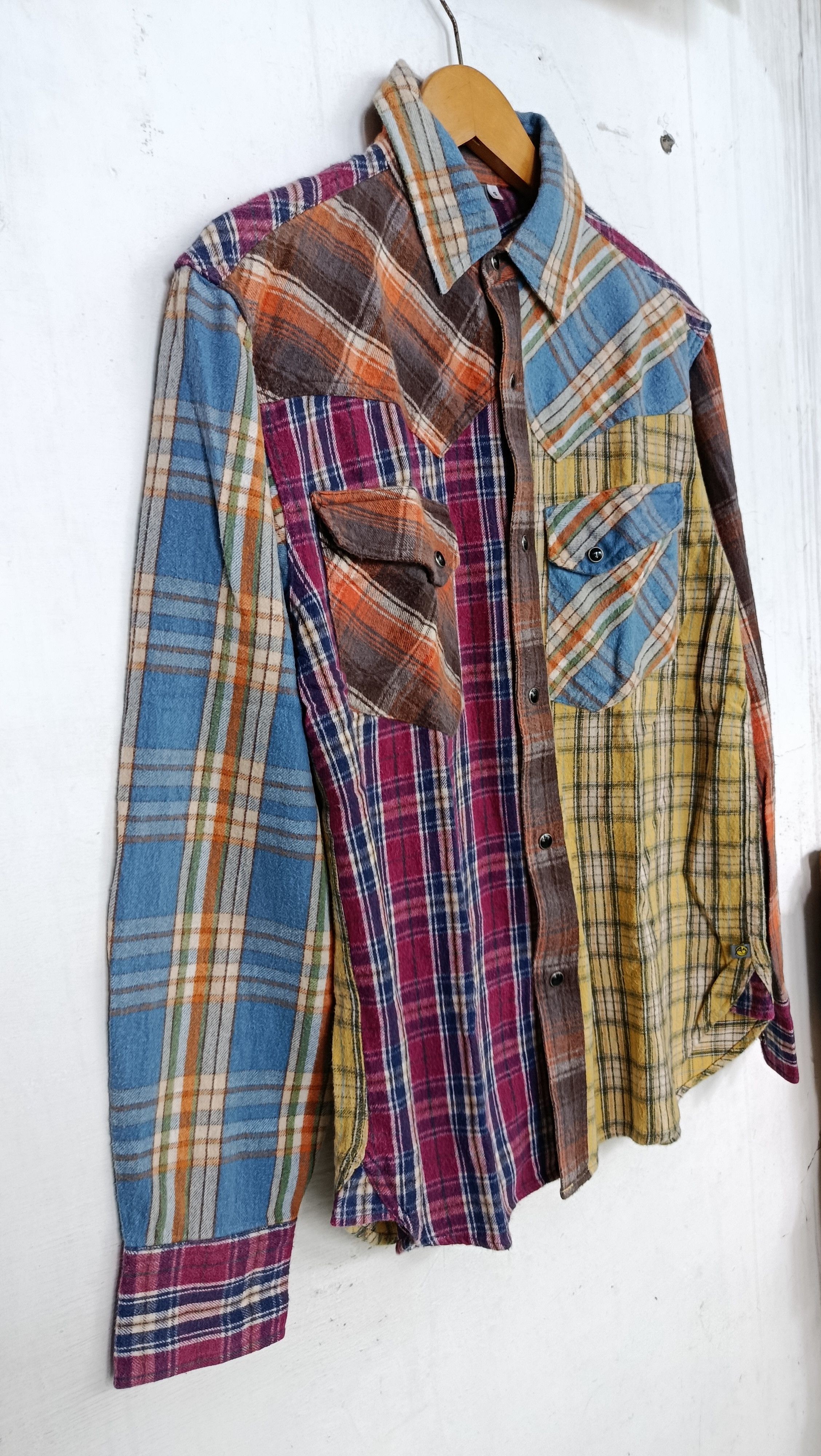 The North Face The North Face Flannel Shirt A5 Plaid Patchwork Size S fit M Size US S / EU 44-46 / 1 - 5 Thumbnail