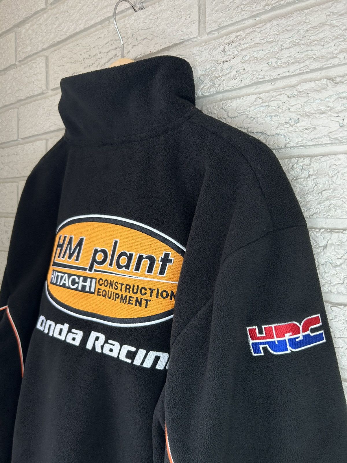 Honda Vintage Honda Racing Zip Up Fleece Sweater Size US L / EU 52-54 / 3 - 12 Thumbnail
