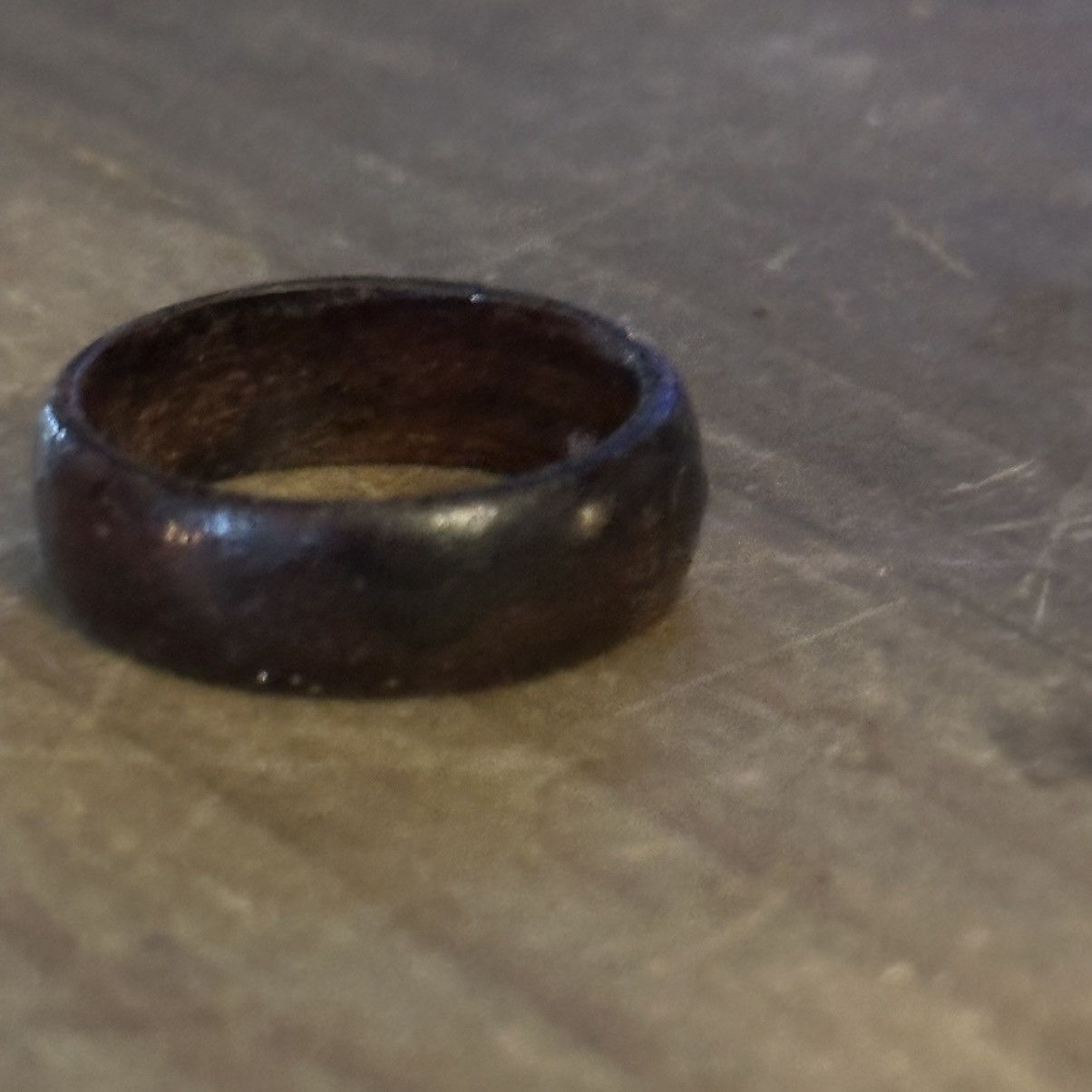 Vintage Vintage wooden painted flower ring Size ONE SIZE - 7 Thumbnail