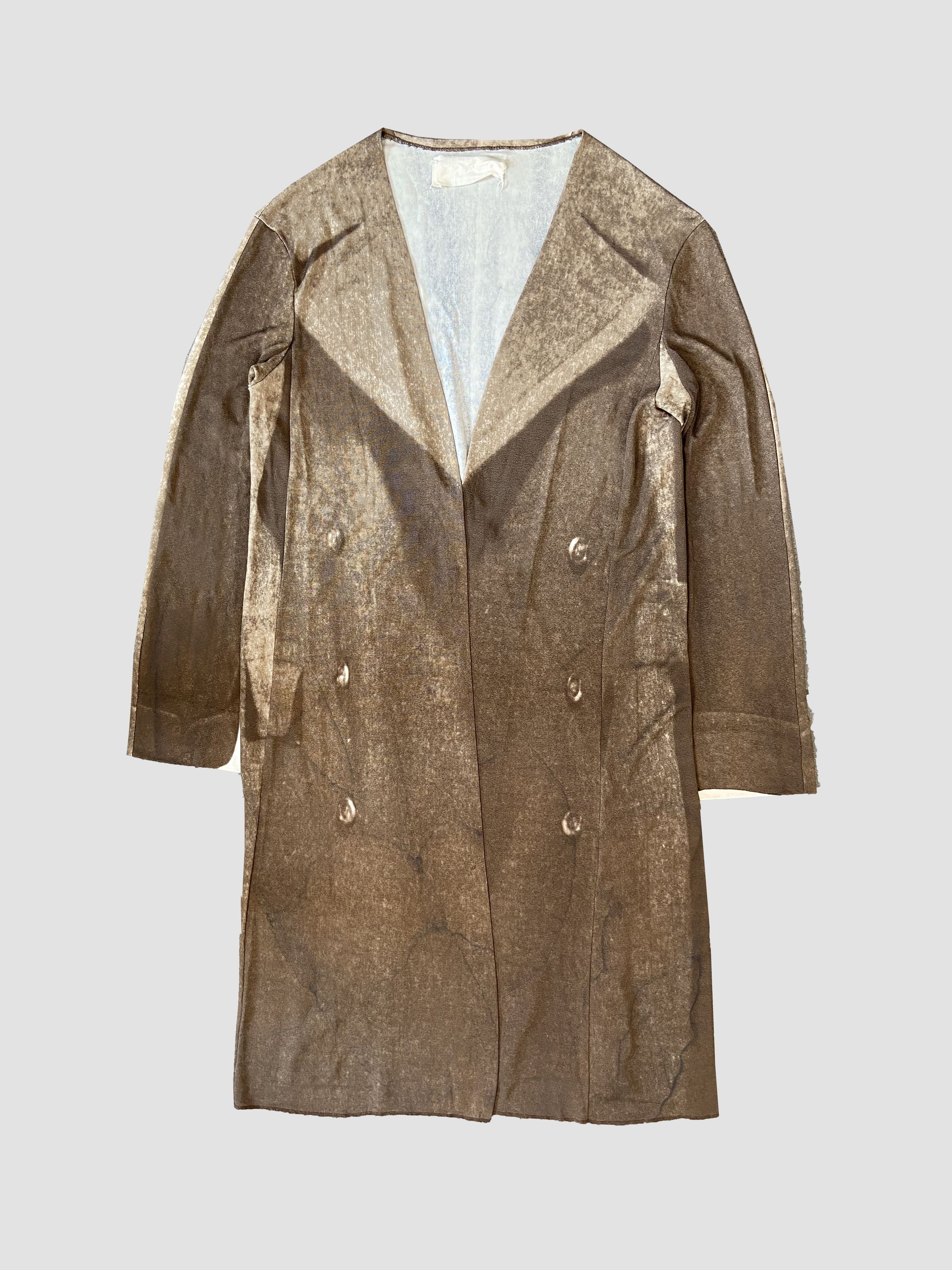 image of Maison Margiela Martin Margiela Cardigan S/s 1996 in Brown, Women's (Size Medium)