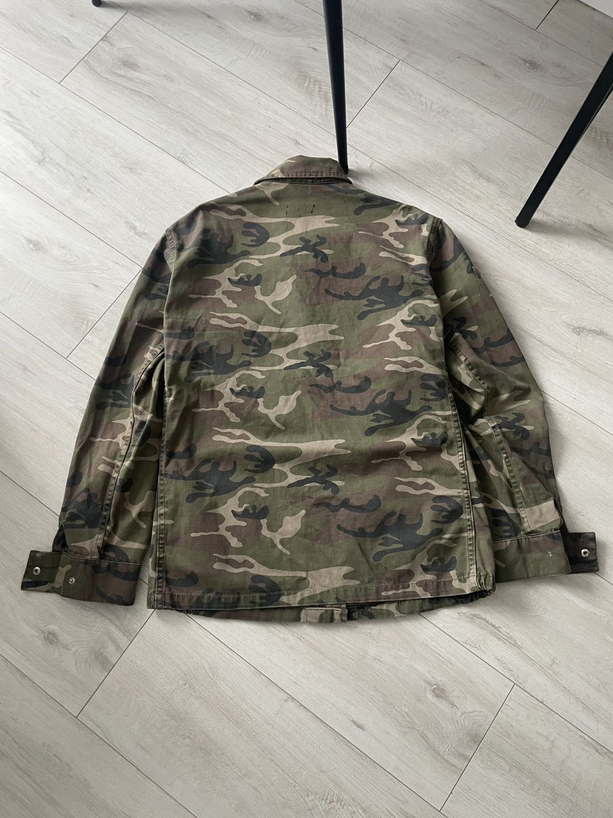Vintage Vintage Y2K Camo Avant Garde Denim Jacket RARE Size US M / EU 48-50 / 2 - 5 Thumbnail